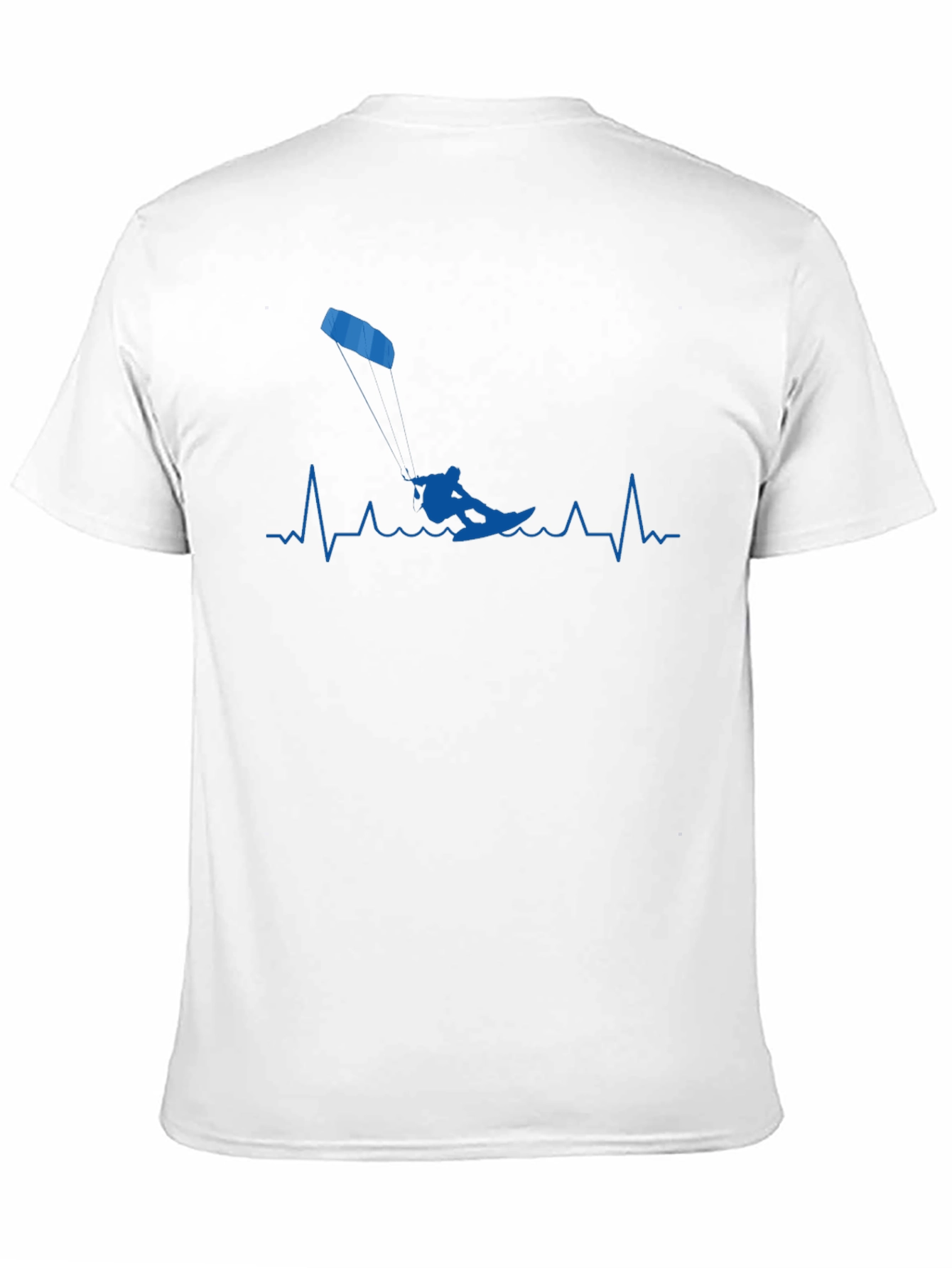 Kitesurfing Heartbeat T-Shirt - Passion on Display