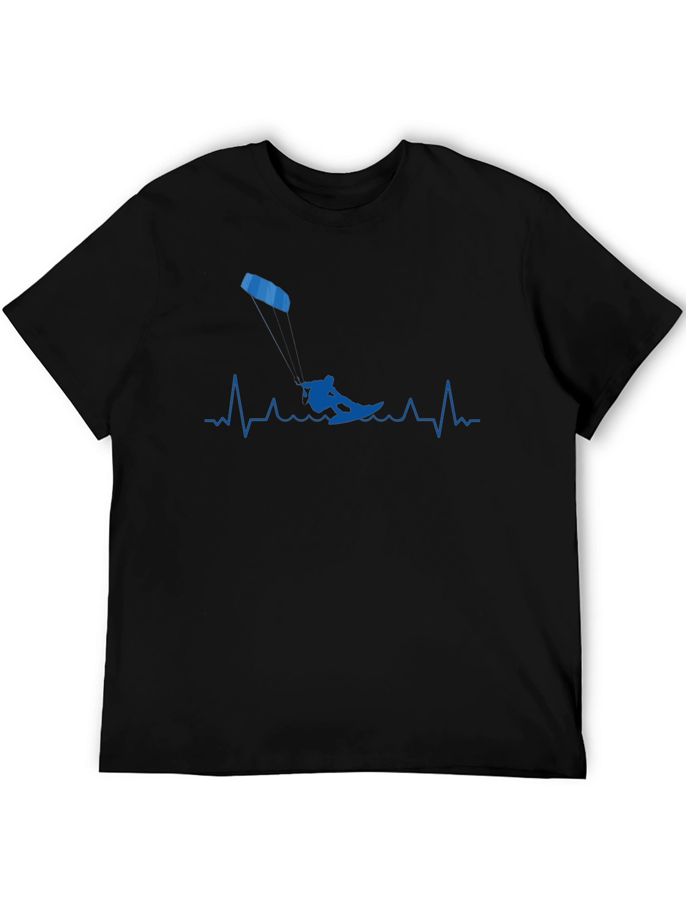 Kitesurfing Heartbeat T-Shirt - Passion on Display