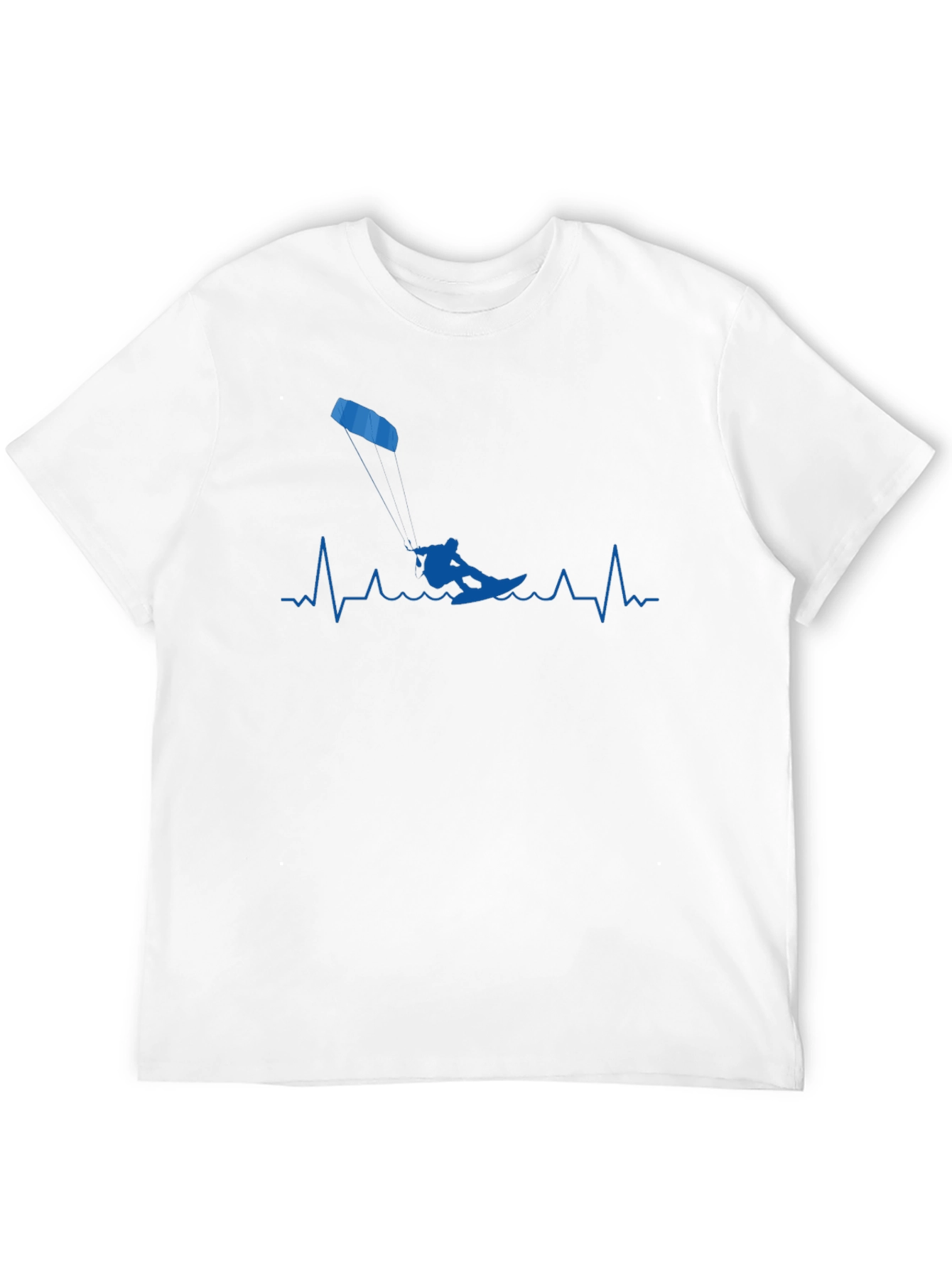 Kitesurfing Heartbeat T-Shirt - Passion on Display