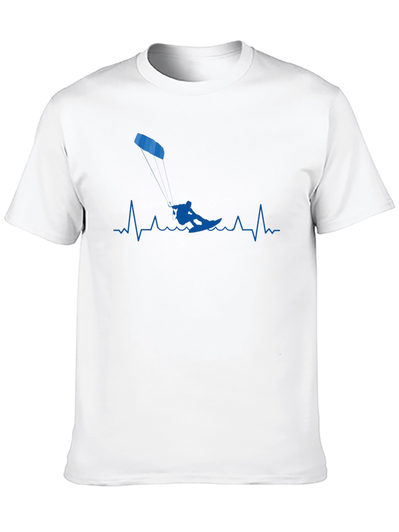 Kitesurfing Heartbeat T-Shirt - Passion on Display