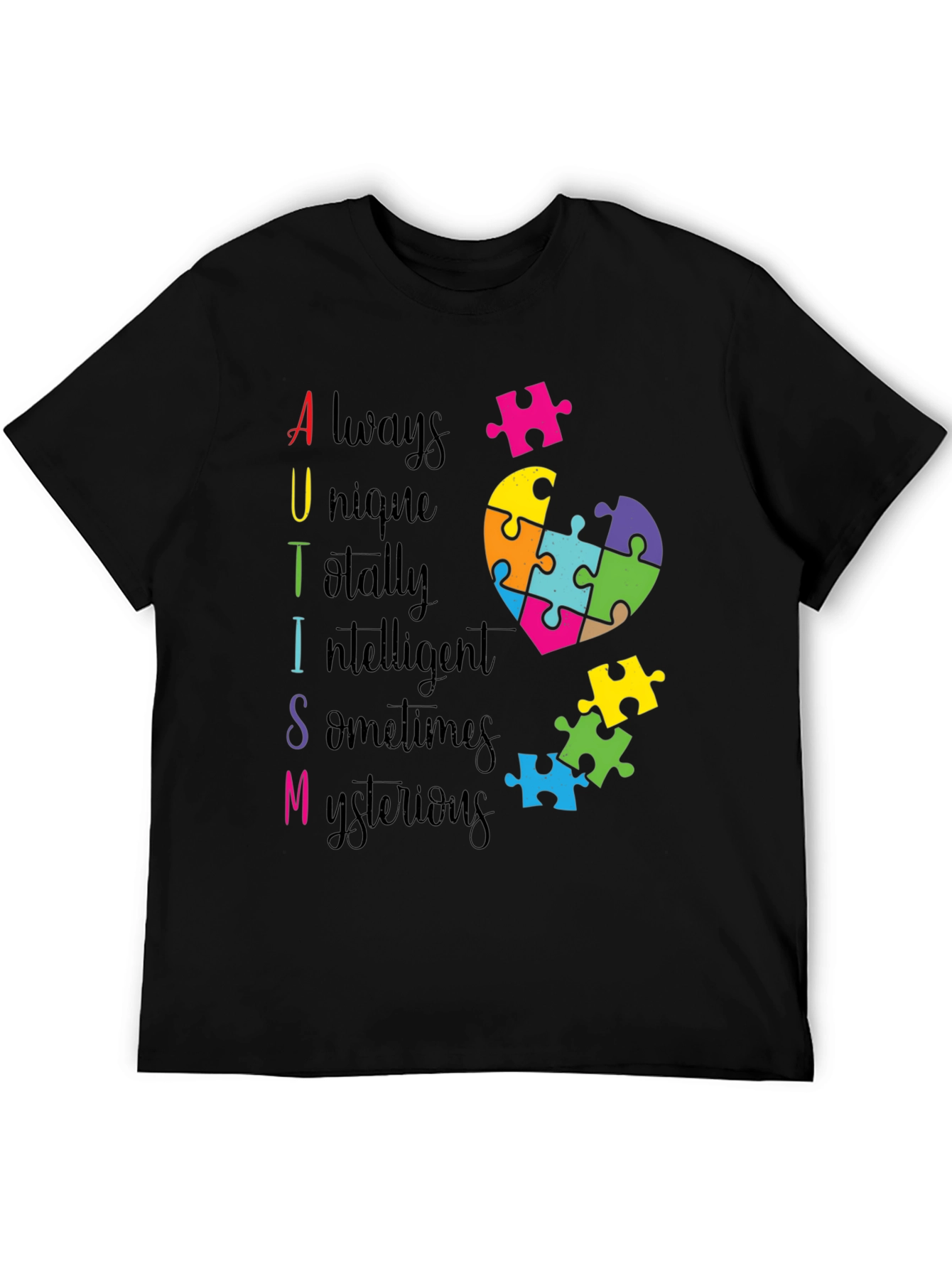 Autism Awareness Puzzle Heart T-Shirt