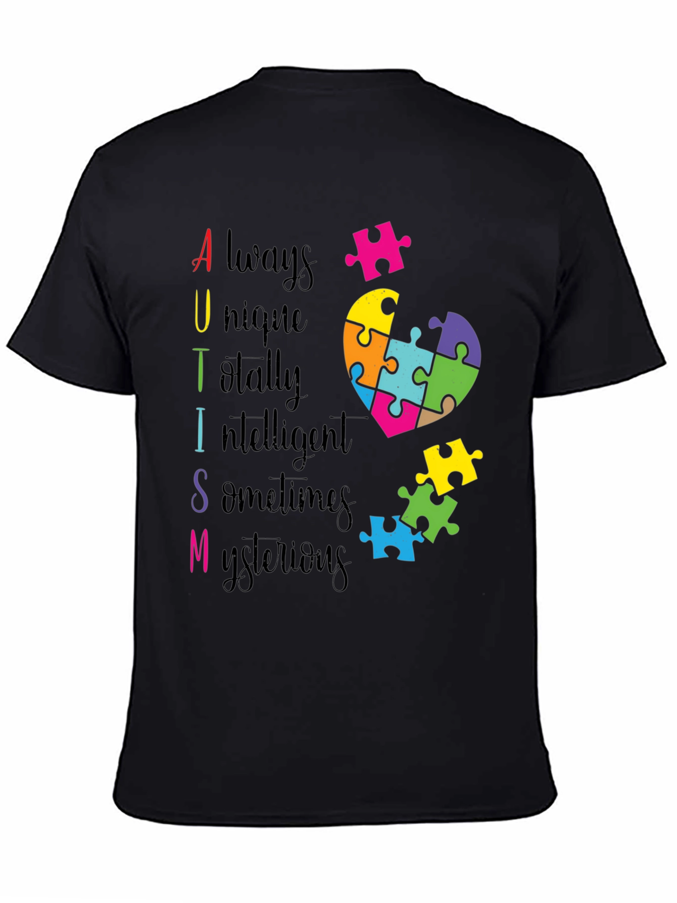 Autism Awareness Puzzle Heart T-Shirt