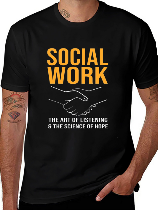 Social Work T-Shirt - Art of Listening & Hope