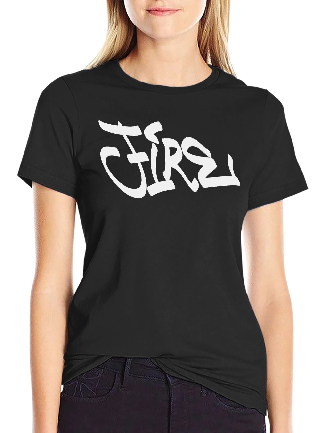 Fire Graphic Black T-Shirt