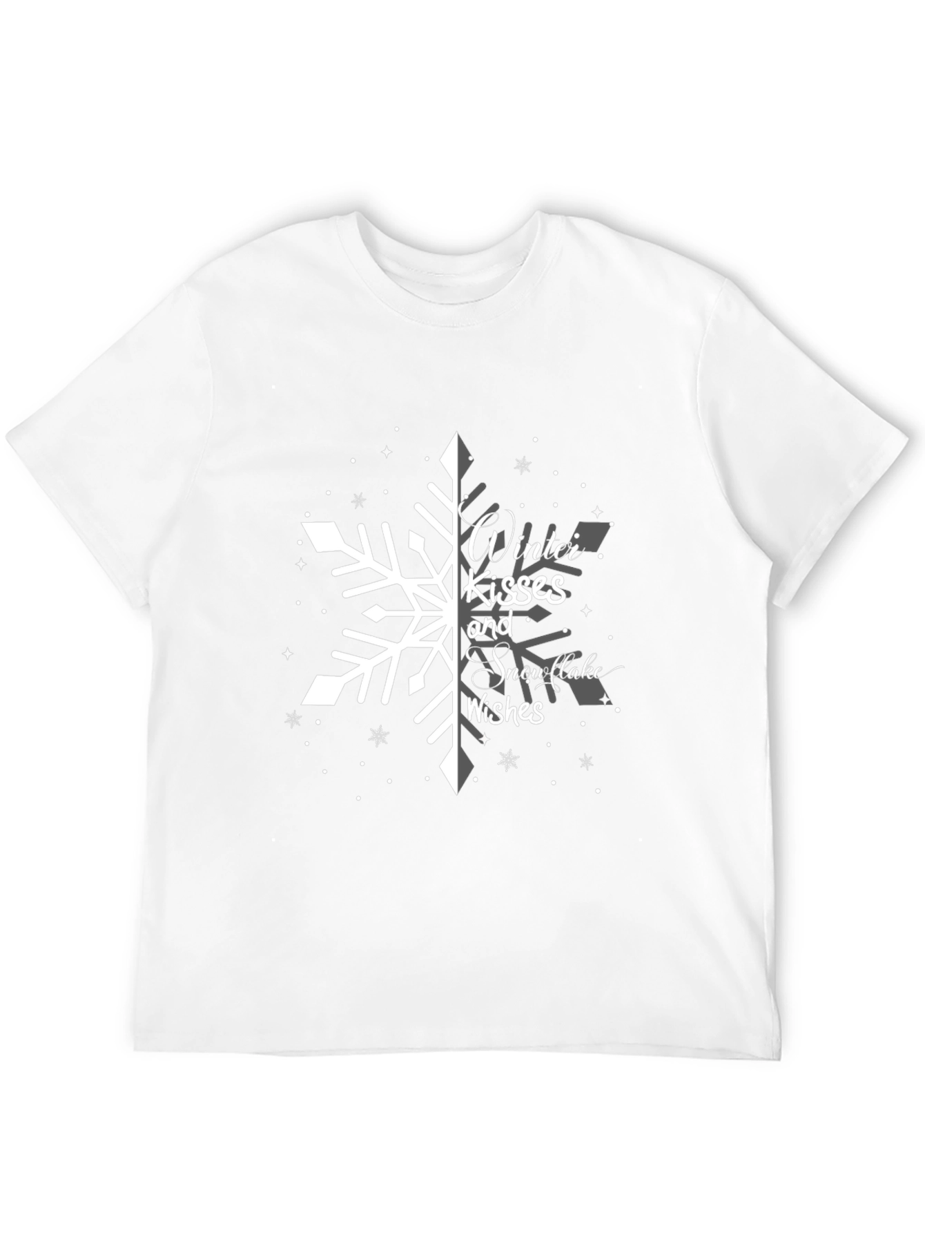 Winter Kisses Snowflake Wishes Graphic Tee