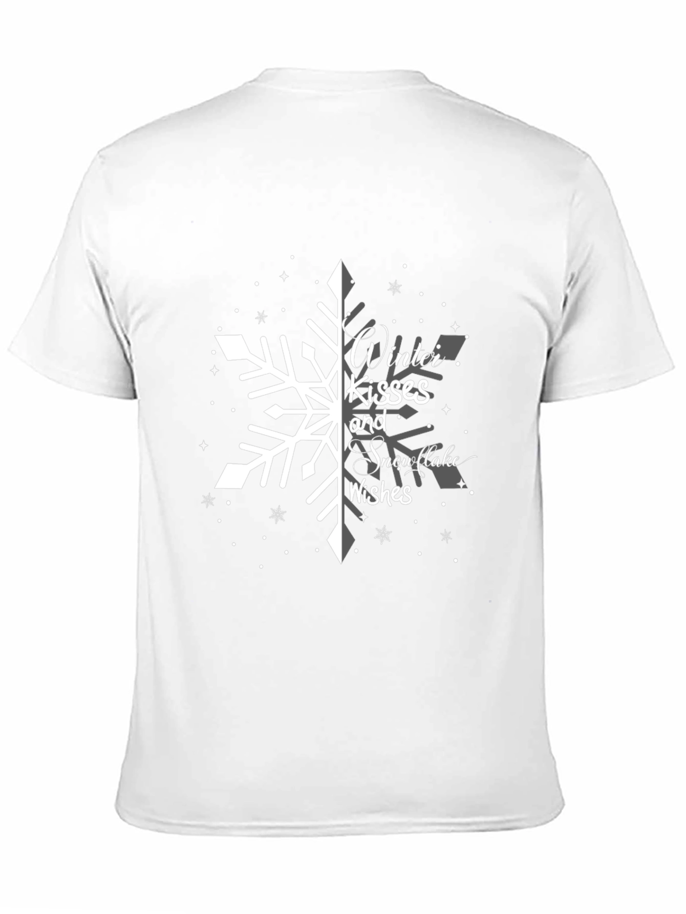 Winter Kisses Snowflake Wishes Graphic Tee