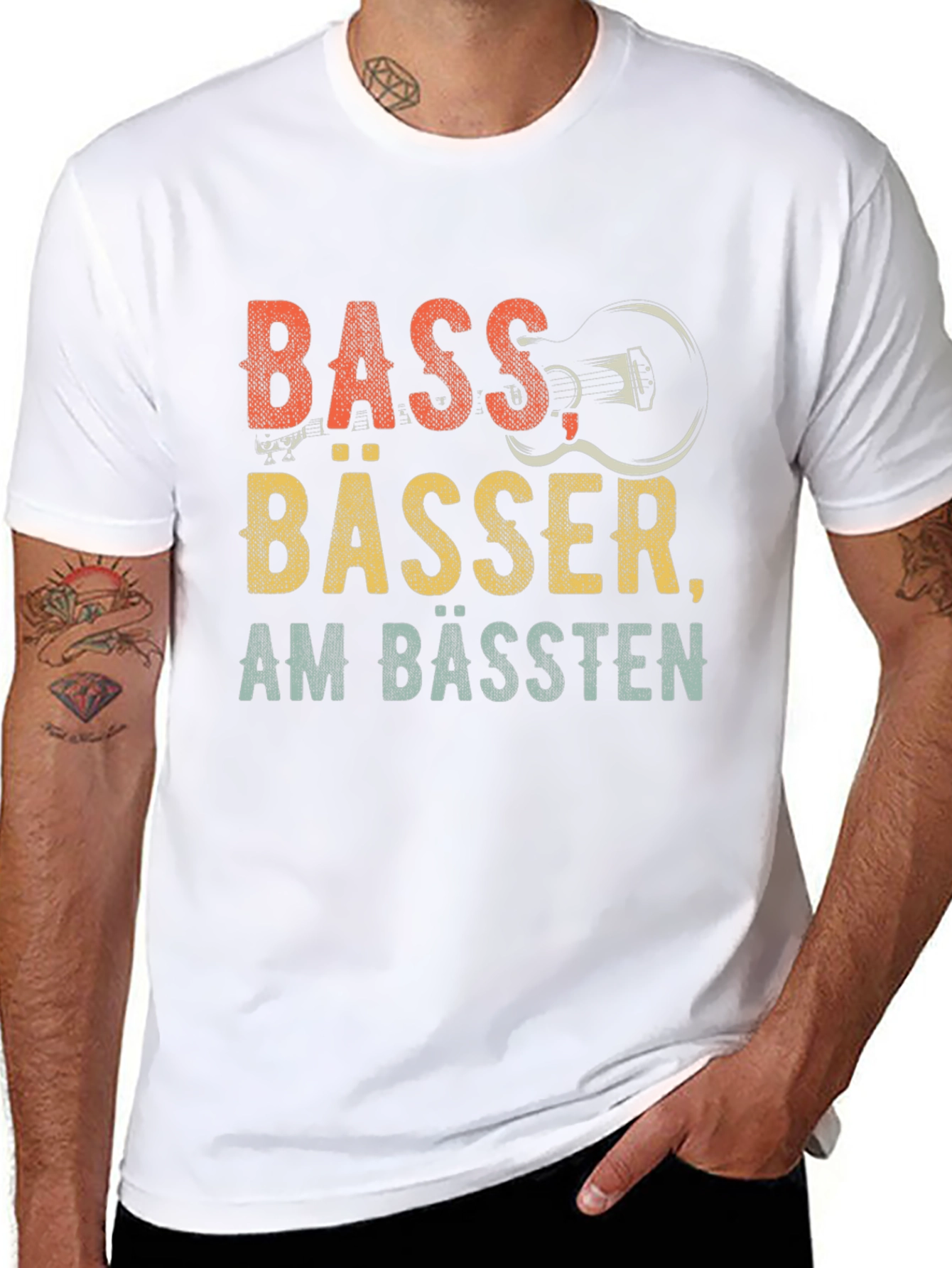 Bass Guitar T-Shirt - Musician Graphic Tee