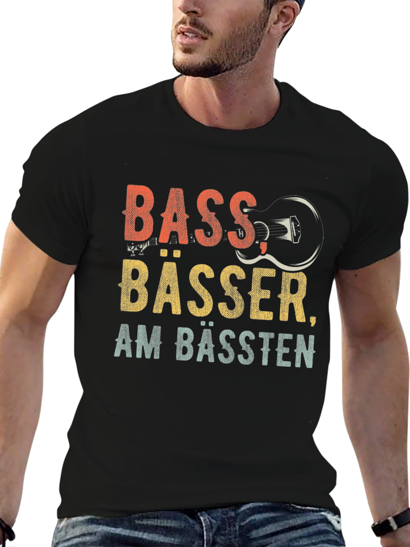 Bass Guitar T-Shirt - Musician Graphic Tee
