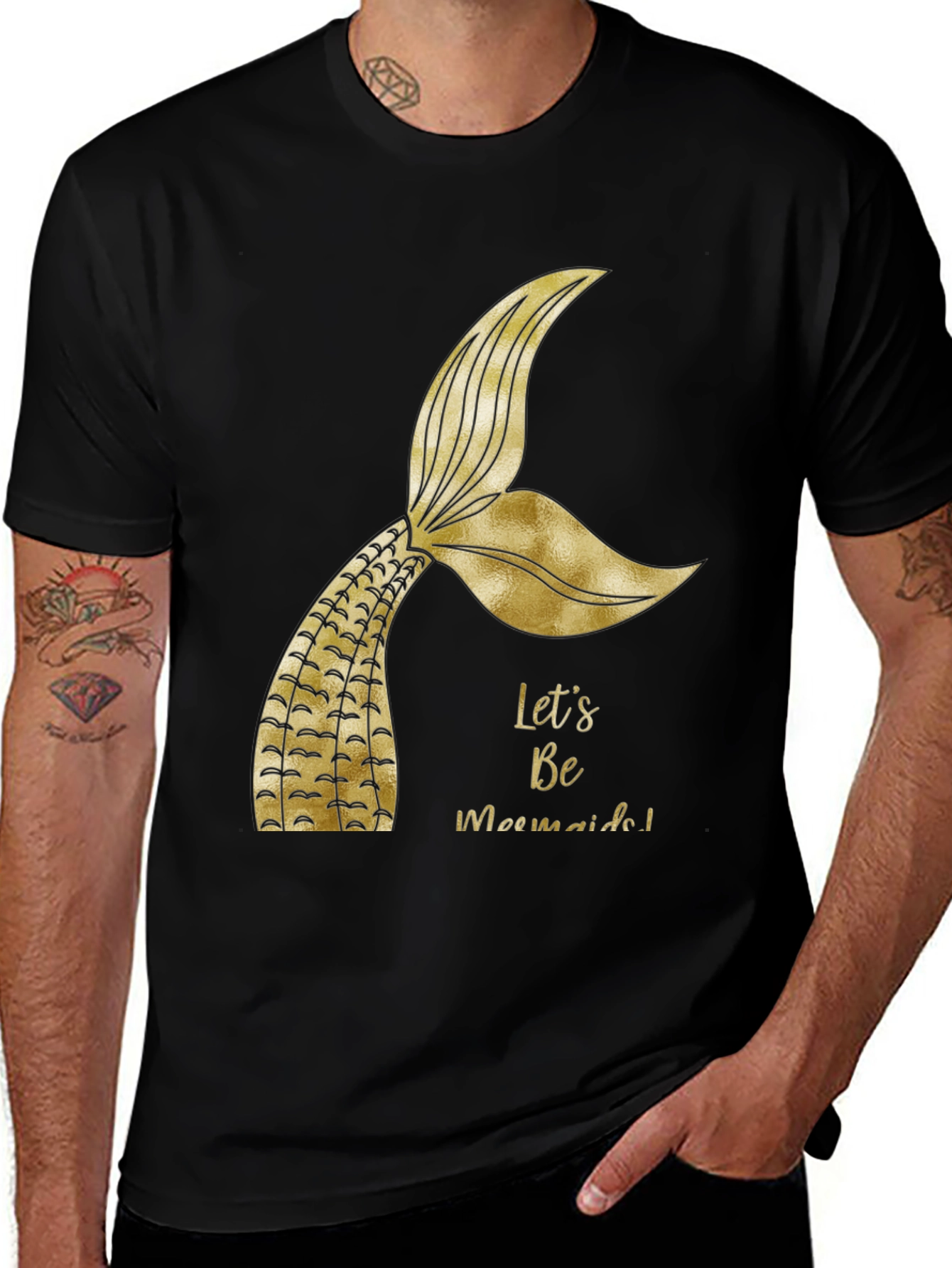 Mermaid Tail Graphic Tee - Be a Mermaid!
