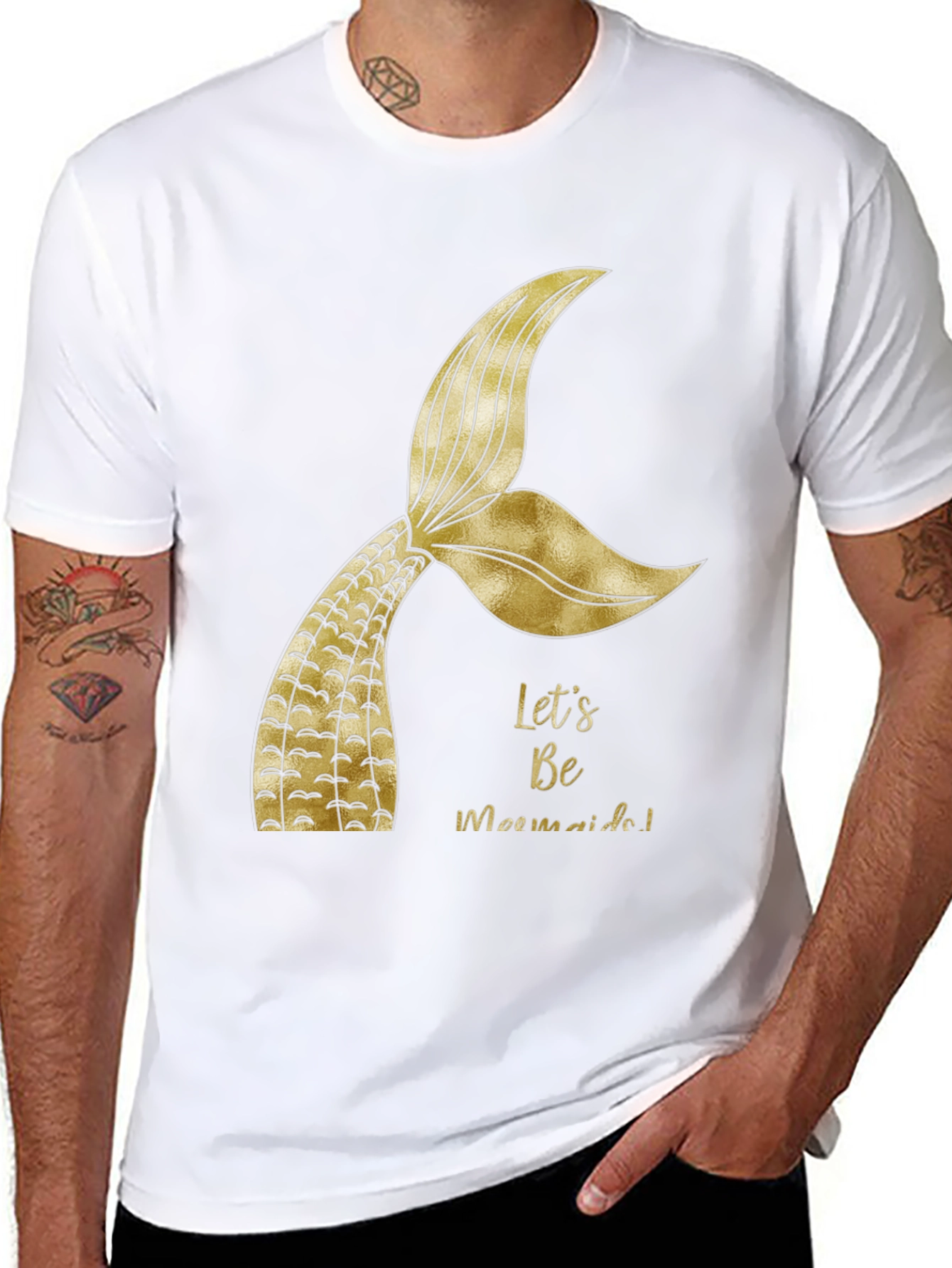 Mermaid Tail Graphic Tee - Be a Mermaid!