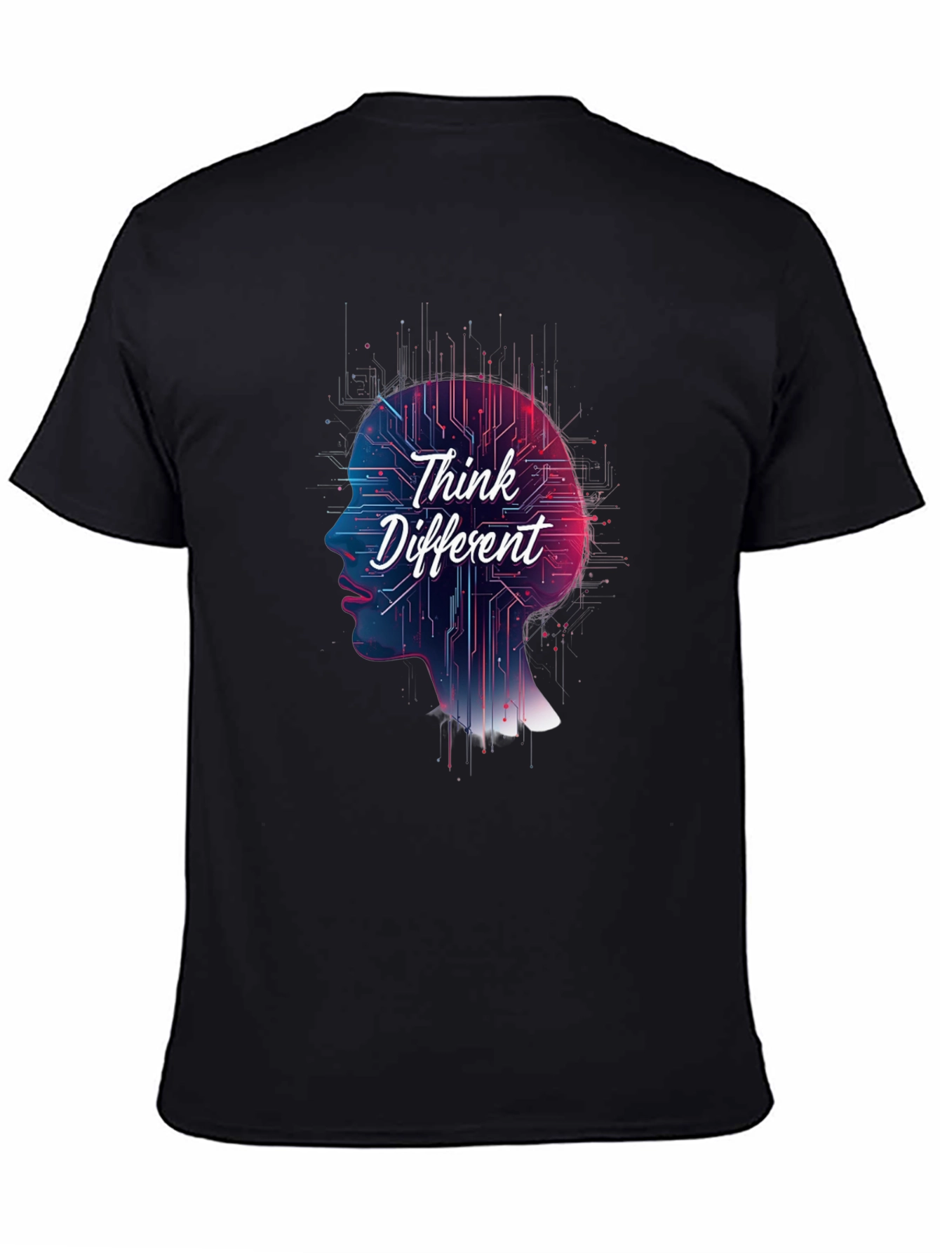 Think Different Graphic Tee - Stylish Black T-Shirt