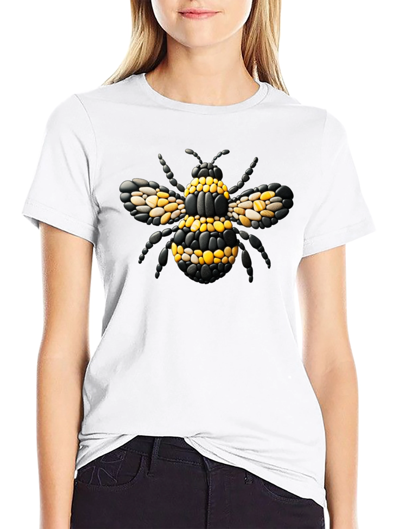 Bee Graphic Black T-Shirt