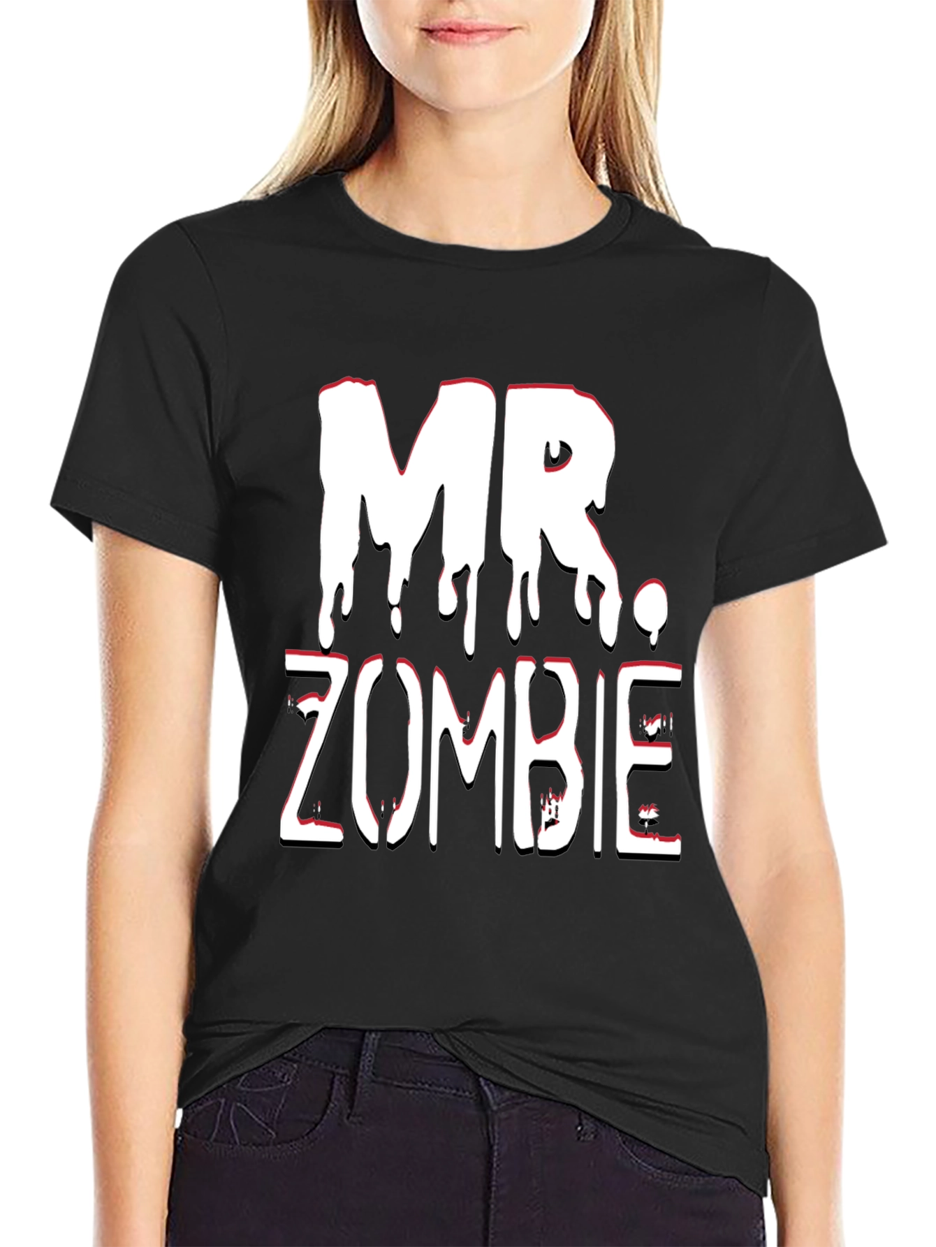 Mr. Zombie Graphic T-Shirt - Halloween Costume Tee