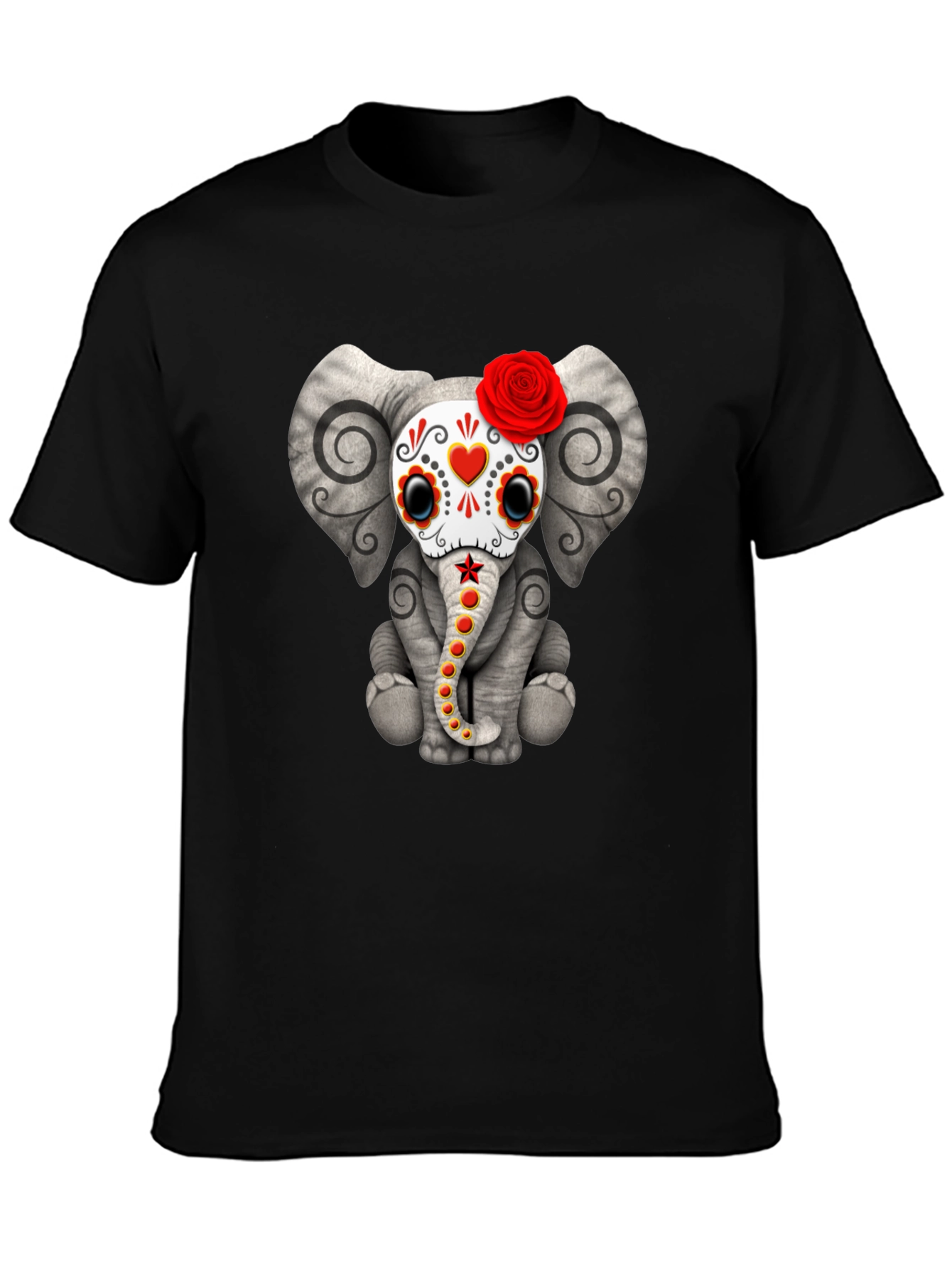 Elephant Sugar Skull T-Shirt