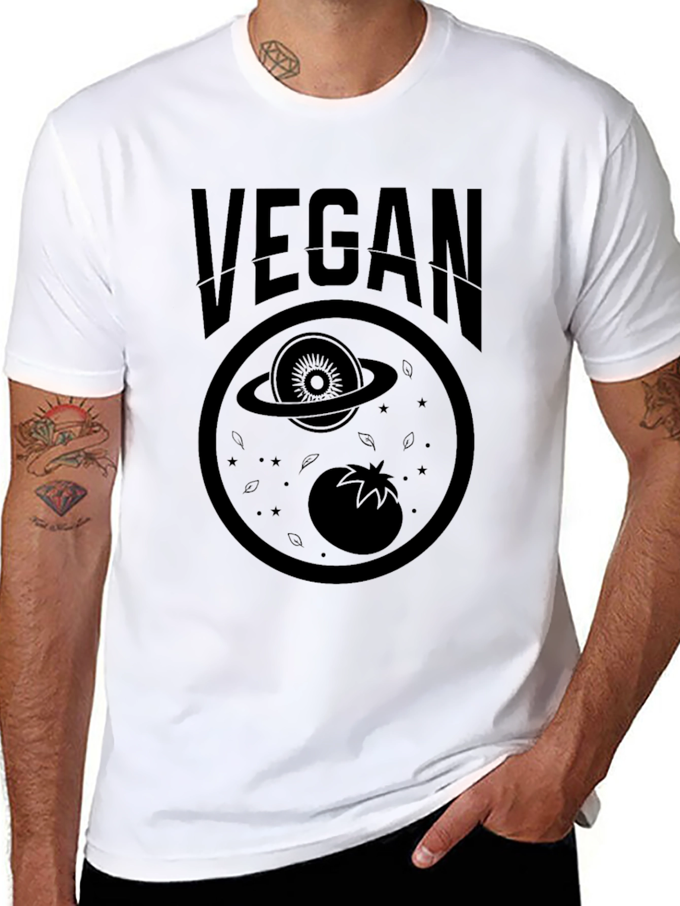 Vegan Planet Tee - Stylish & Comfortable