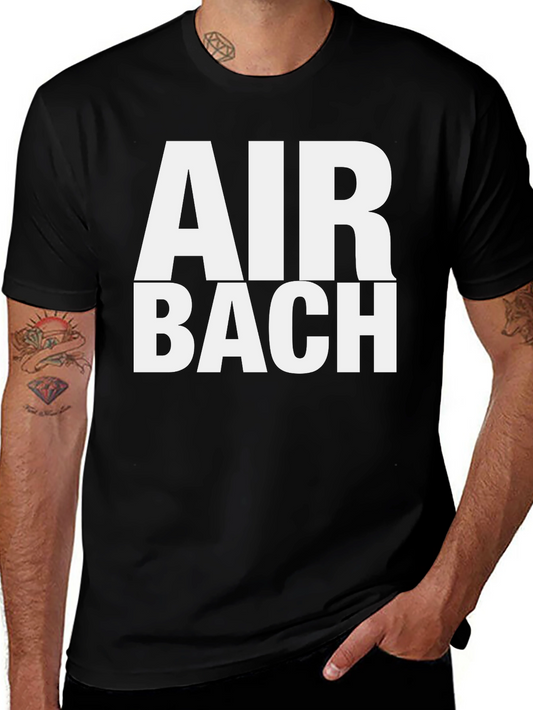 Air Bach Graphic T-Shirt - Black Cotton Tee