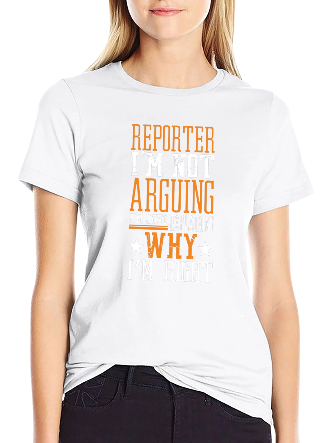 Reporter Im Not Arguing Funny T-Shirt