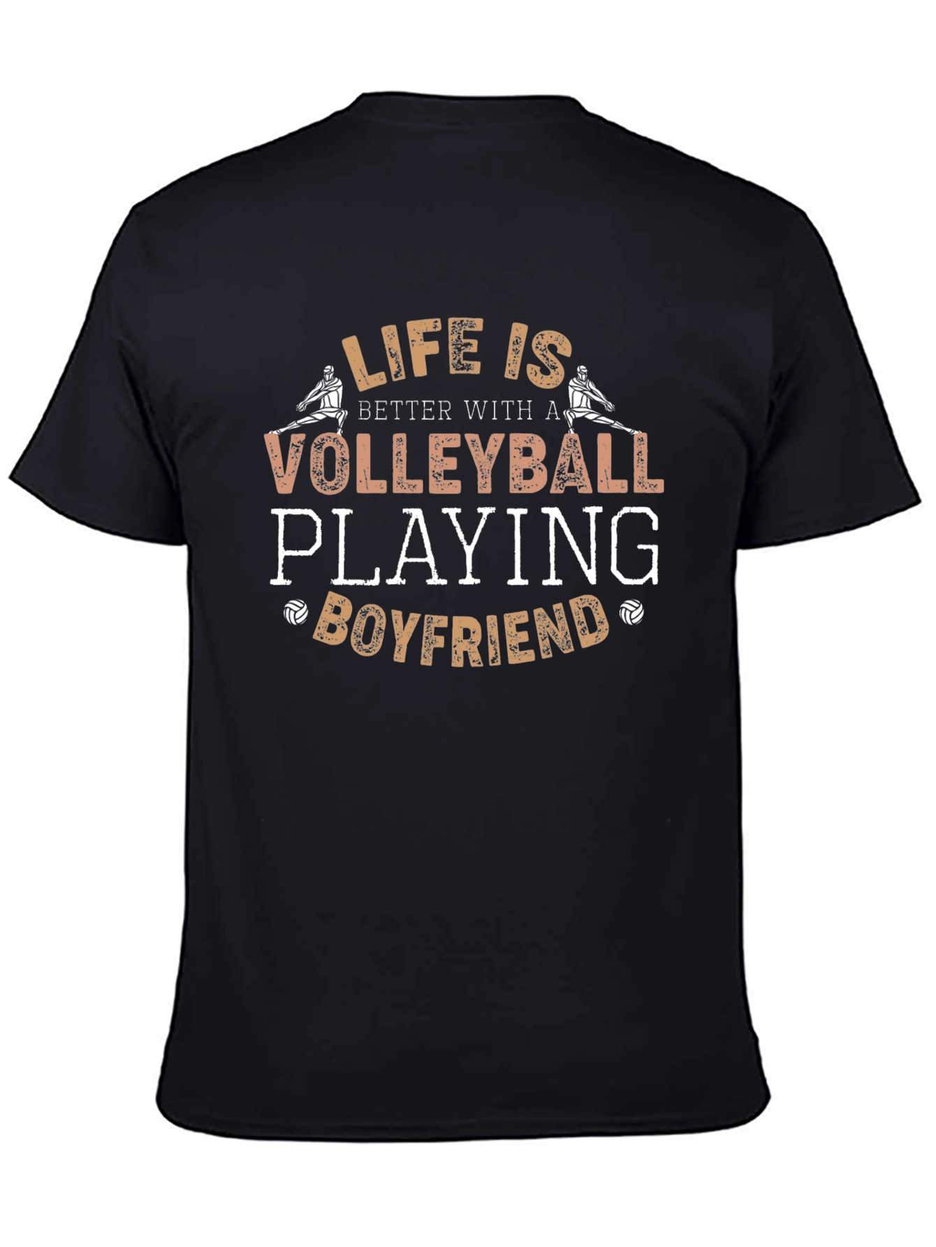 Volleyball Boyfriend Graphic T-Shirt