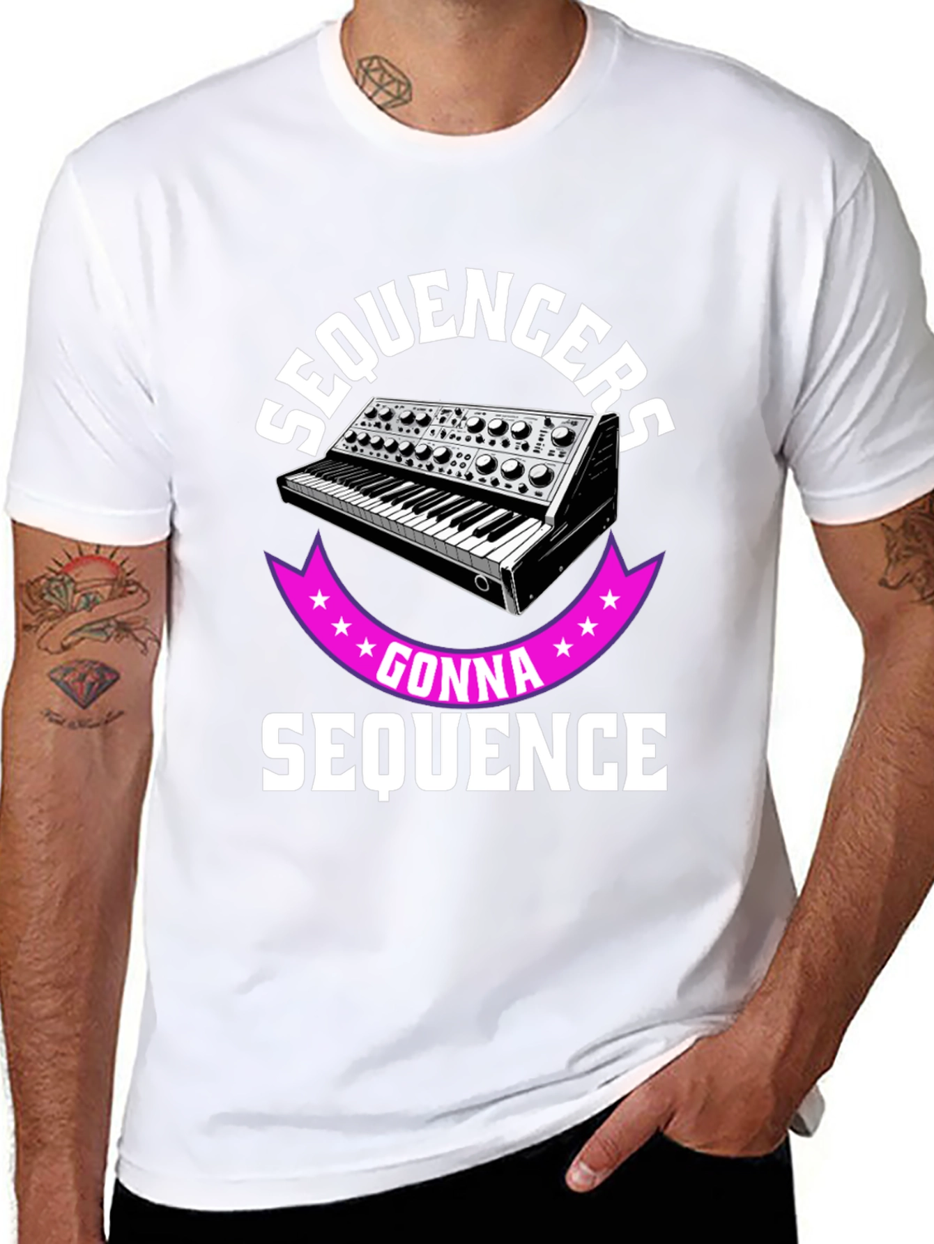 Sequencer T-Shirt - Electronic Music Producer Tee