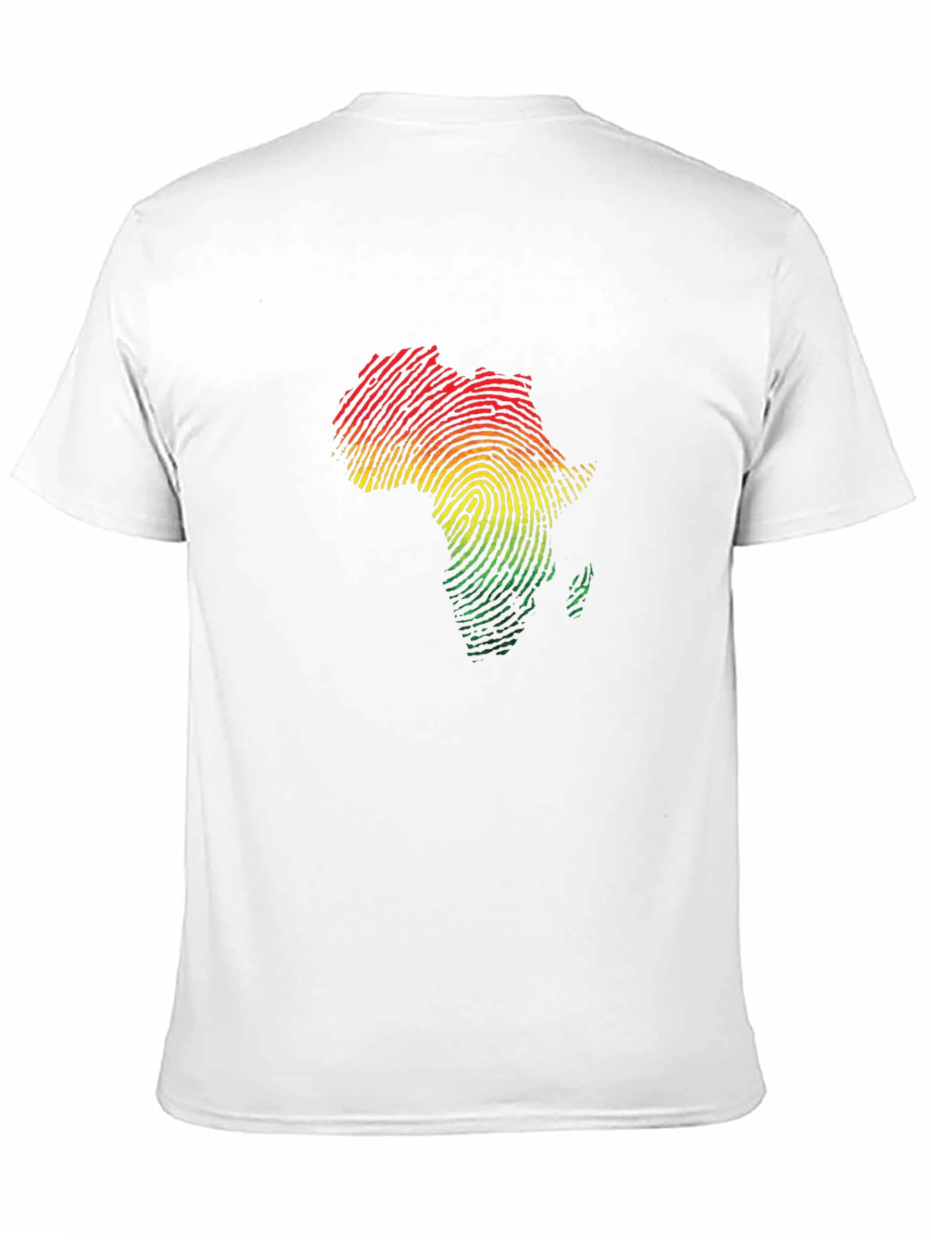 Africa Fingerprint T-Shirt - Black Pride Tee