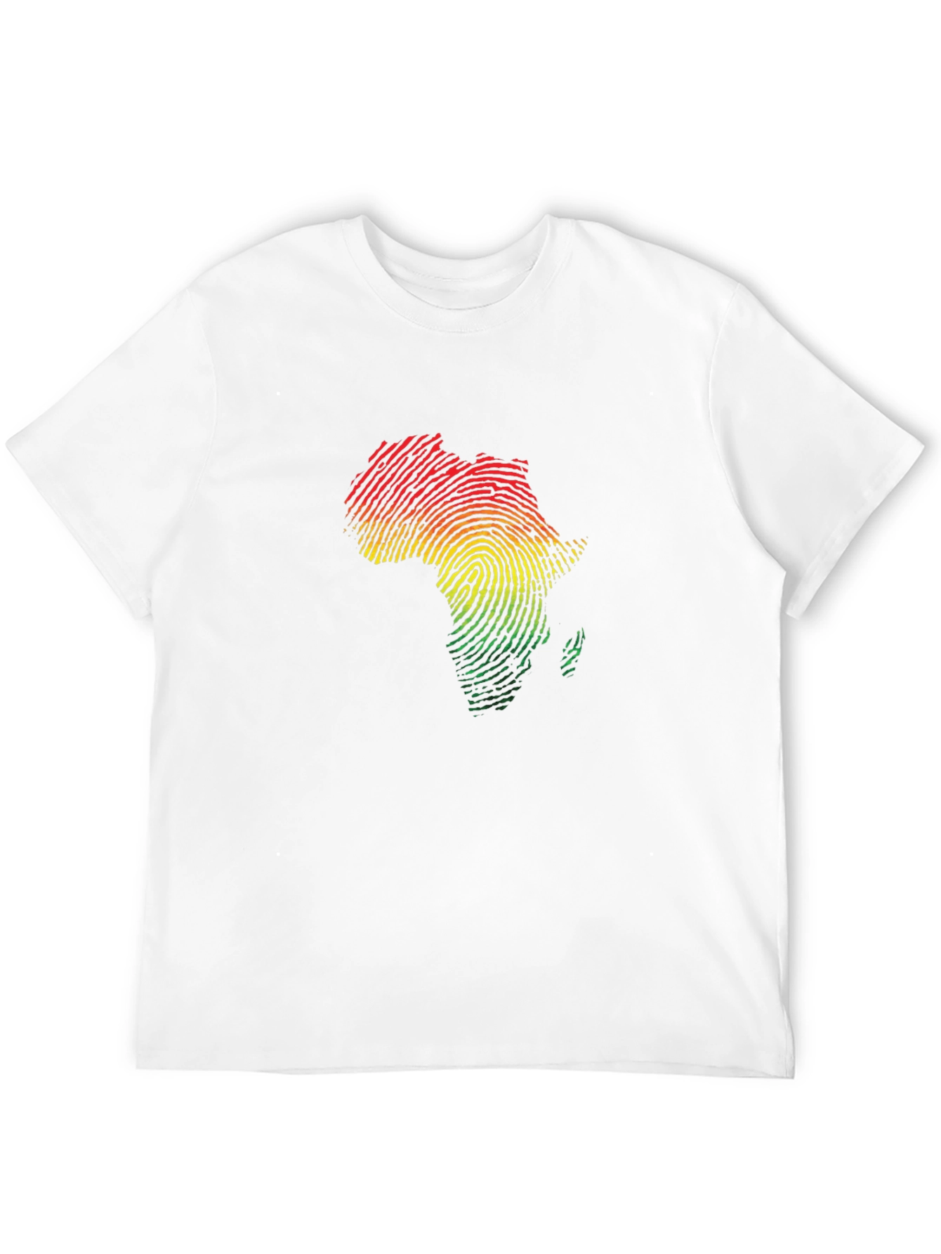 Africa Fingerprint T-Shirt - Black Pride Tee