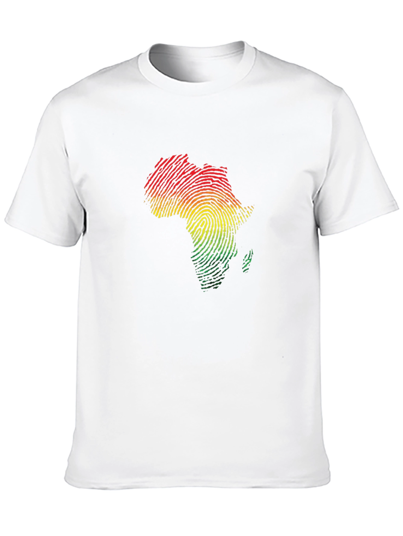 Africa Fingerprint T-Shirt - Black Pride Tee