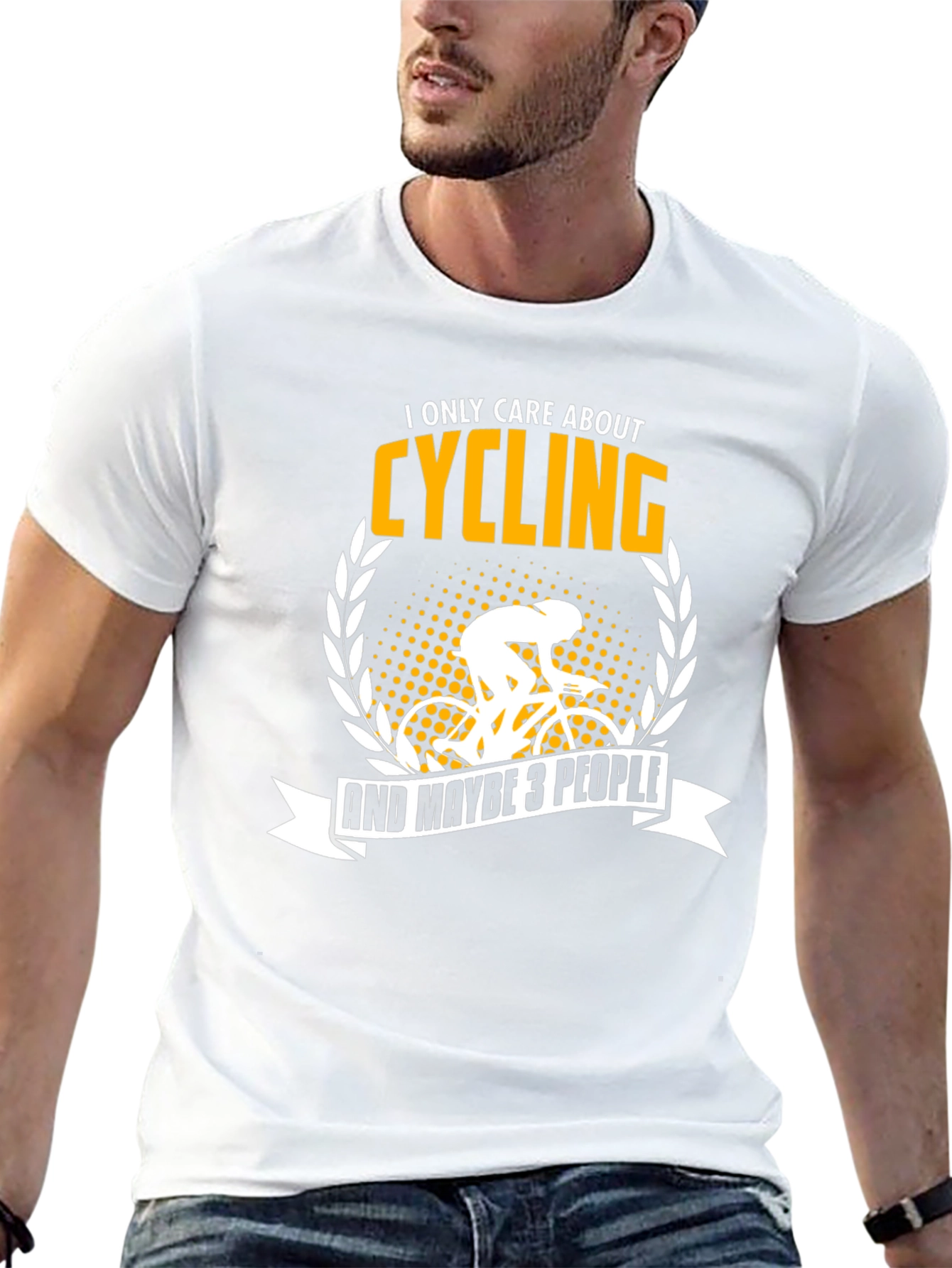 Cycling Fan T-Shirt - I Only Care About Cycling...
