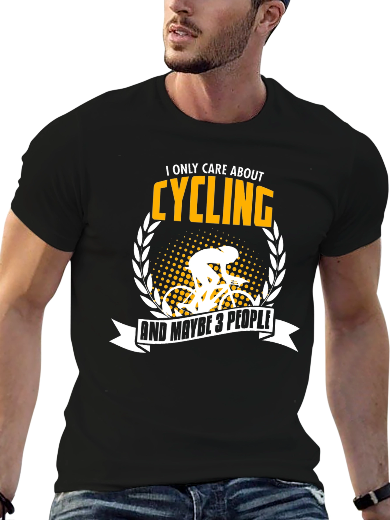 Cycling Fan T-Shirt - I Only Care About Cycling...