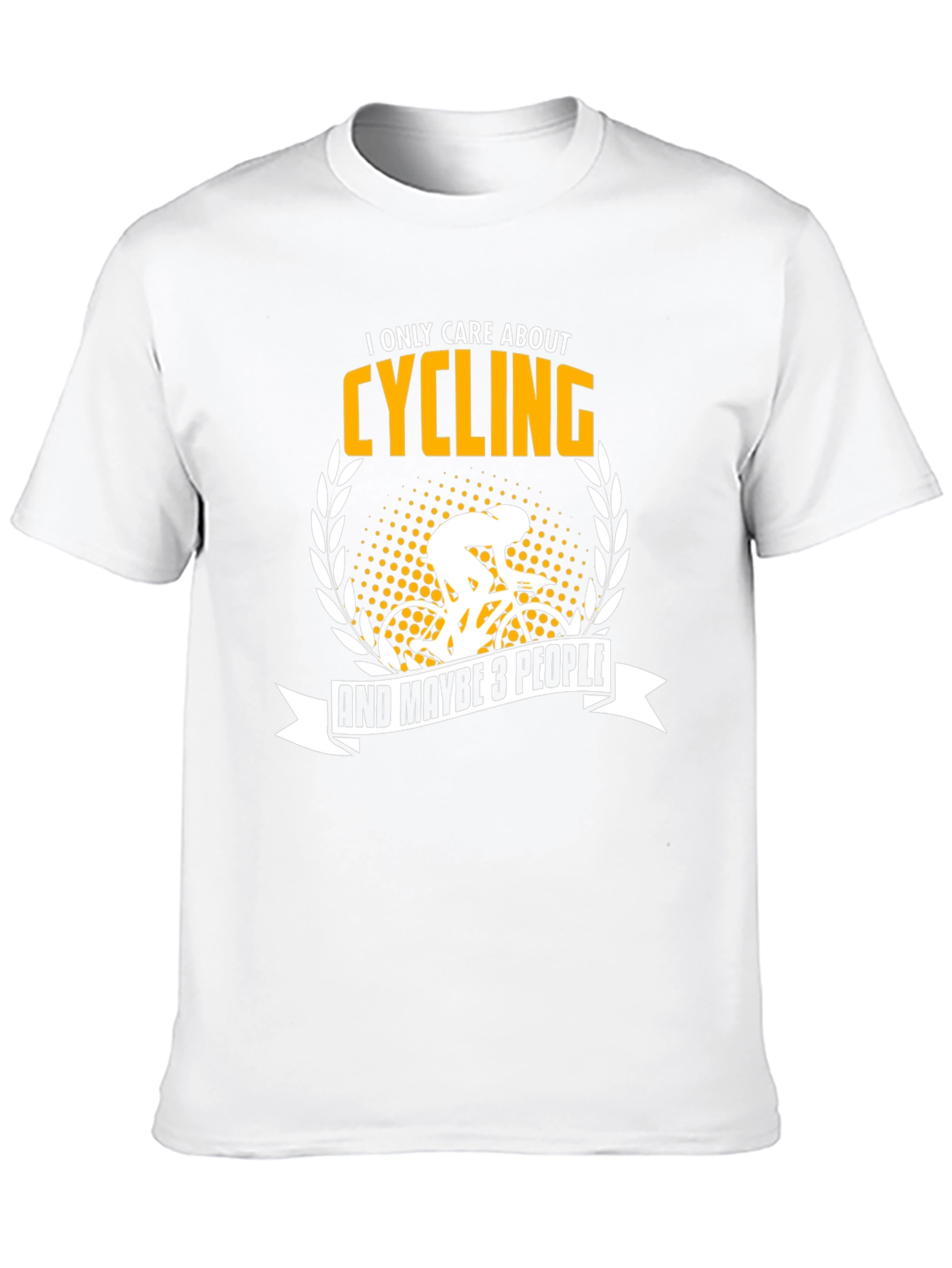 Cycling Fan T-Shirt - I Only Care About Cycling...
