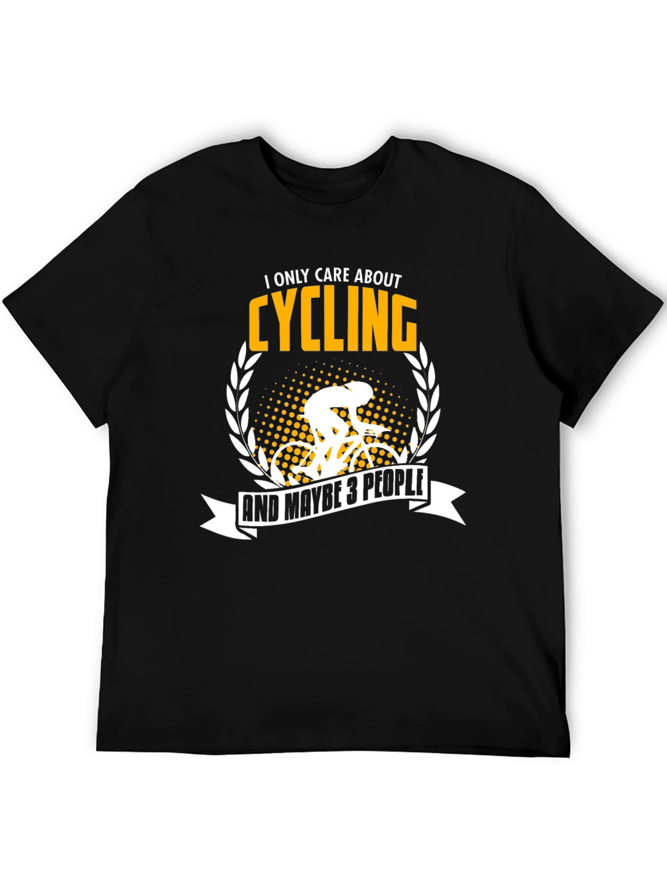 Cycling Fan T-Shirt - I Only Care About Cycling...
