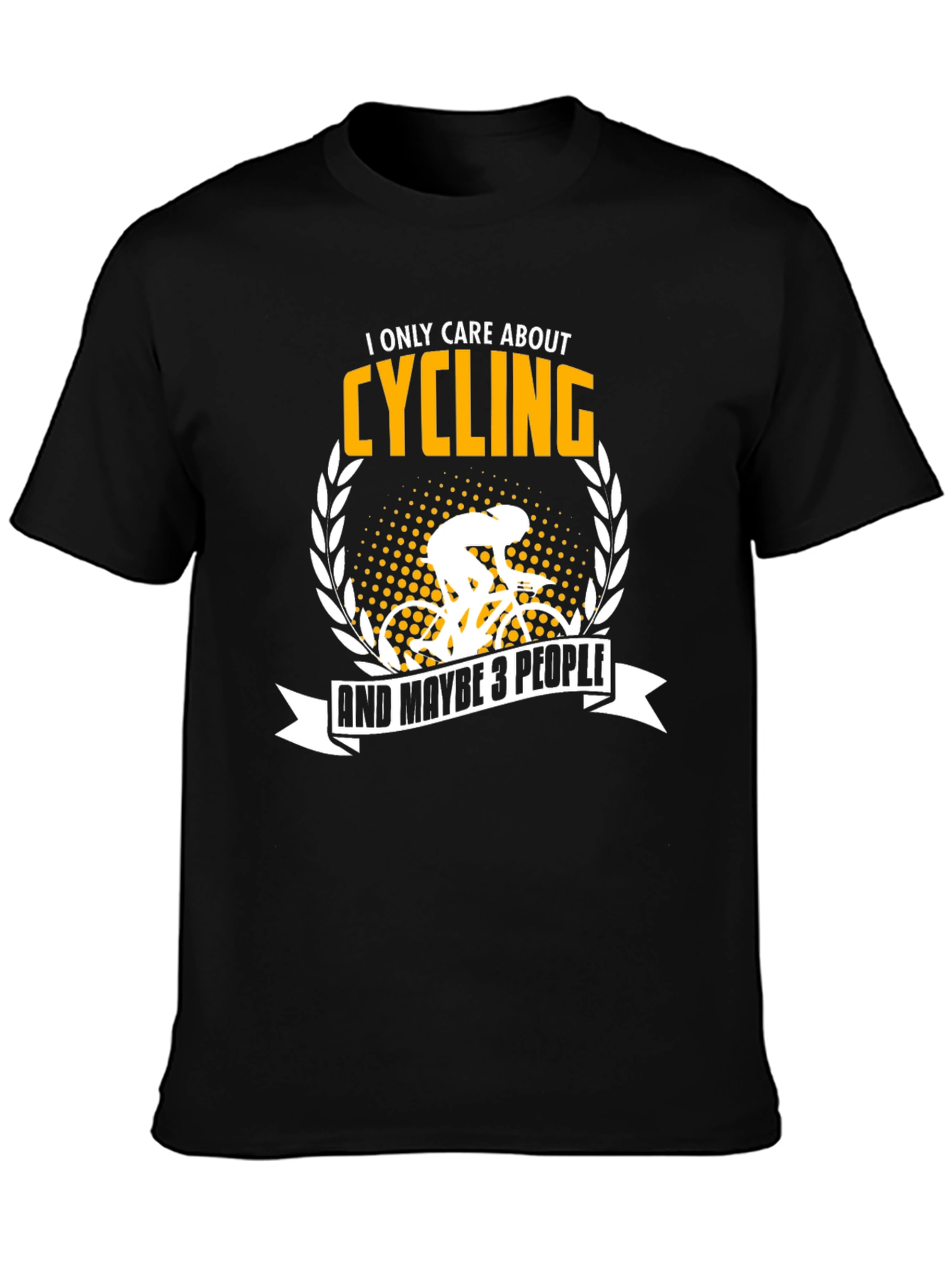 Cycling Fan T-Shirt - I Only Care About Cycling...