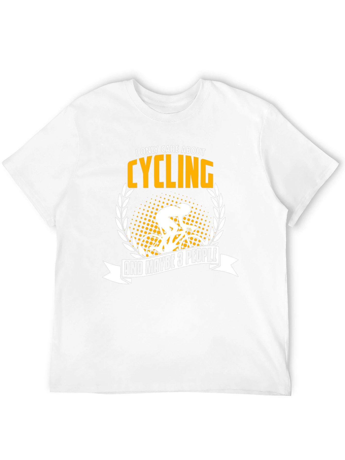 Cycling Fan T-Shirt - I Only Care About Cycling...