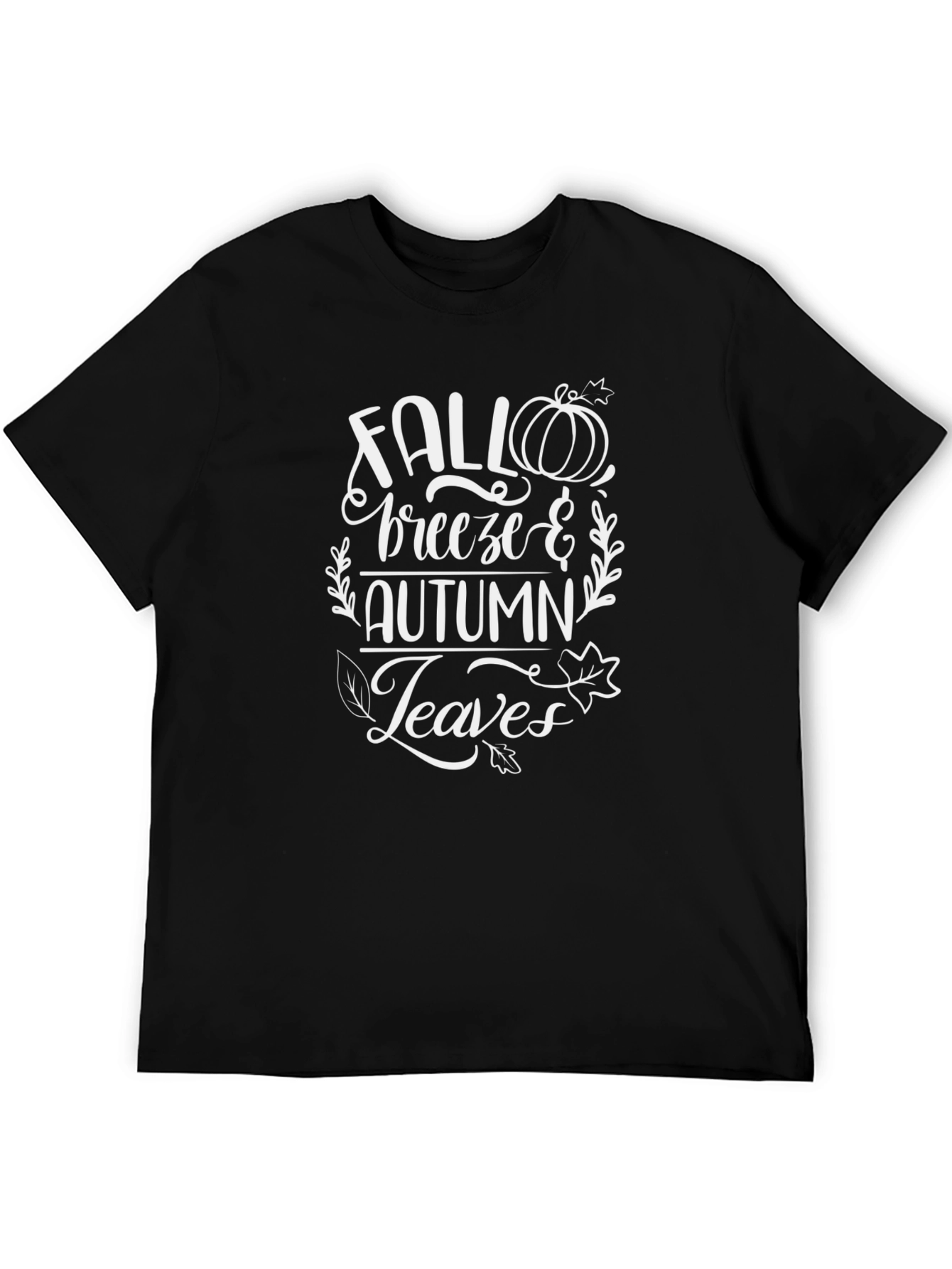 Fall Breeze Autumn Leaves Graphic Tee