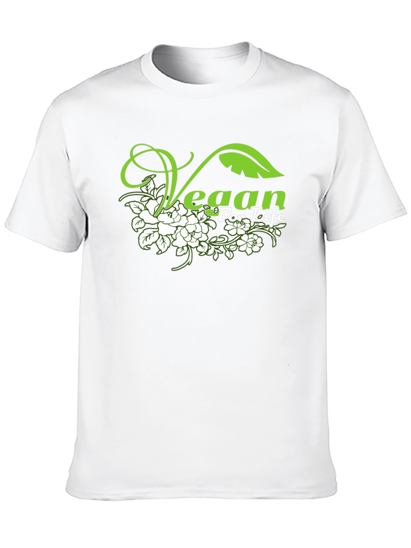 Vegan For Life Graphic T-Shirt