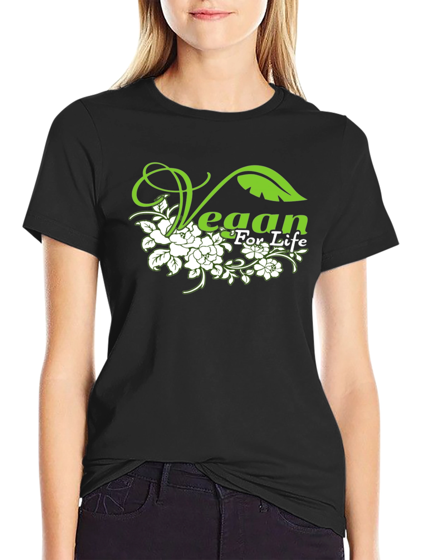 Vegan For Life Graphic T-Shirt