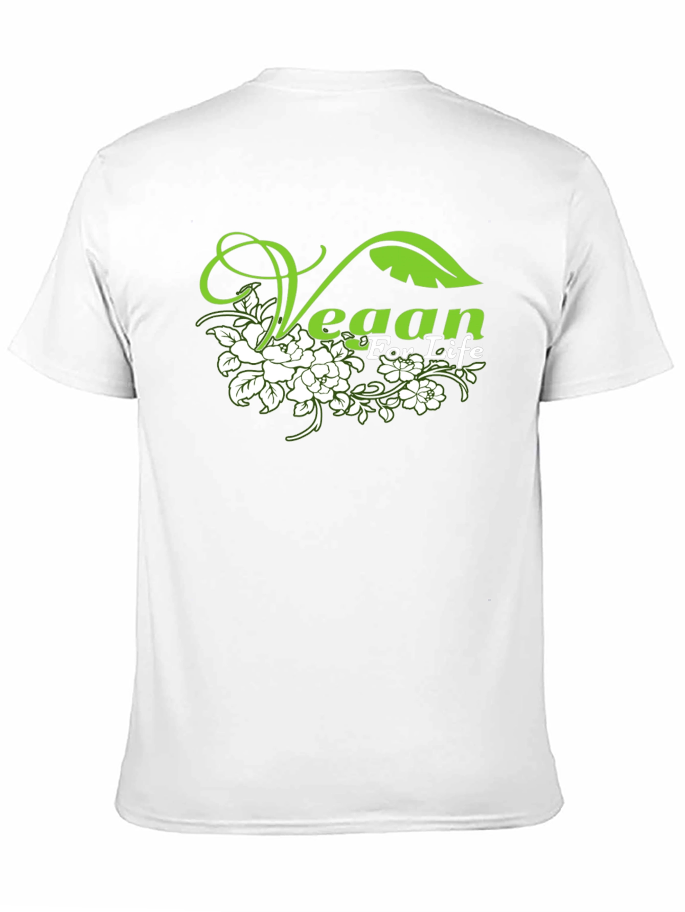 Vegan For Life Graphic T-Shirt