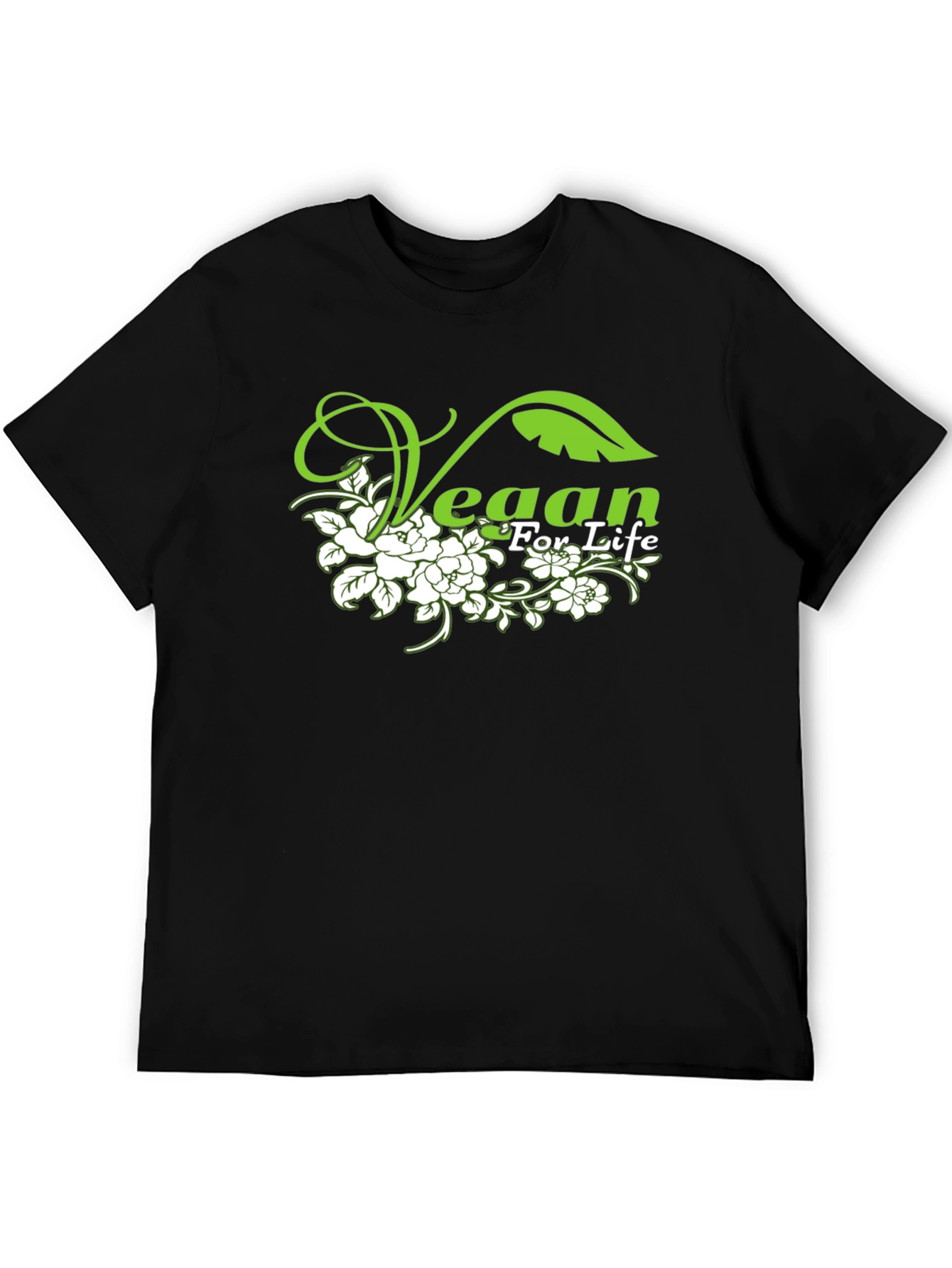 Vegan For Life Graphic T-Shirt
