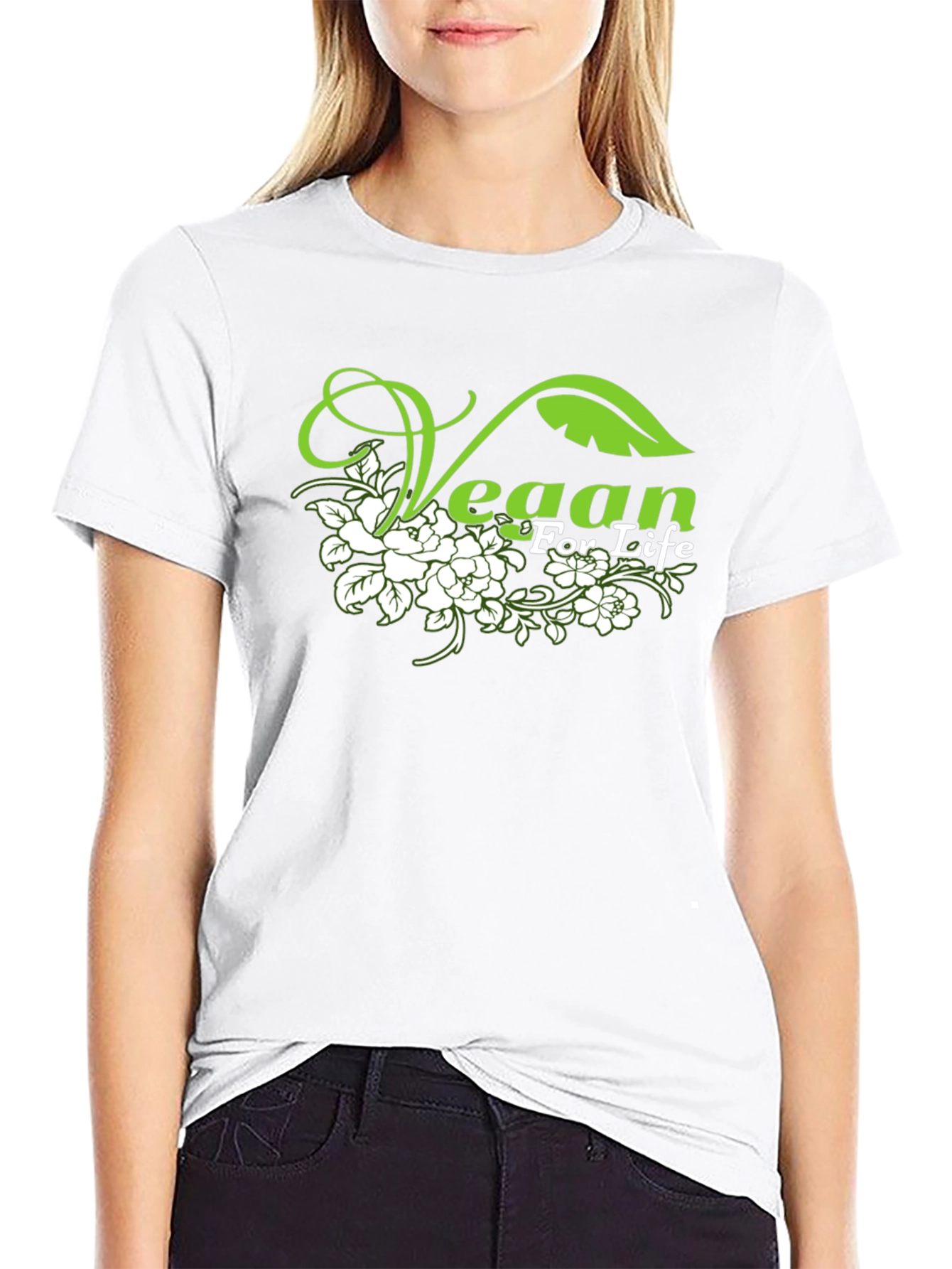 Vegan For Life Graphic T-Shirt