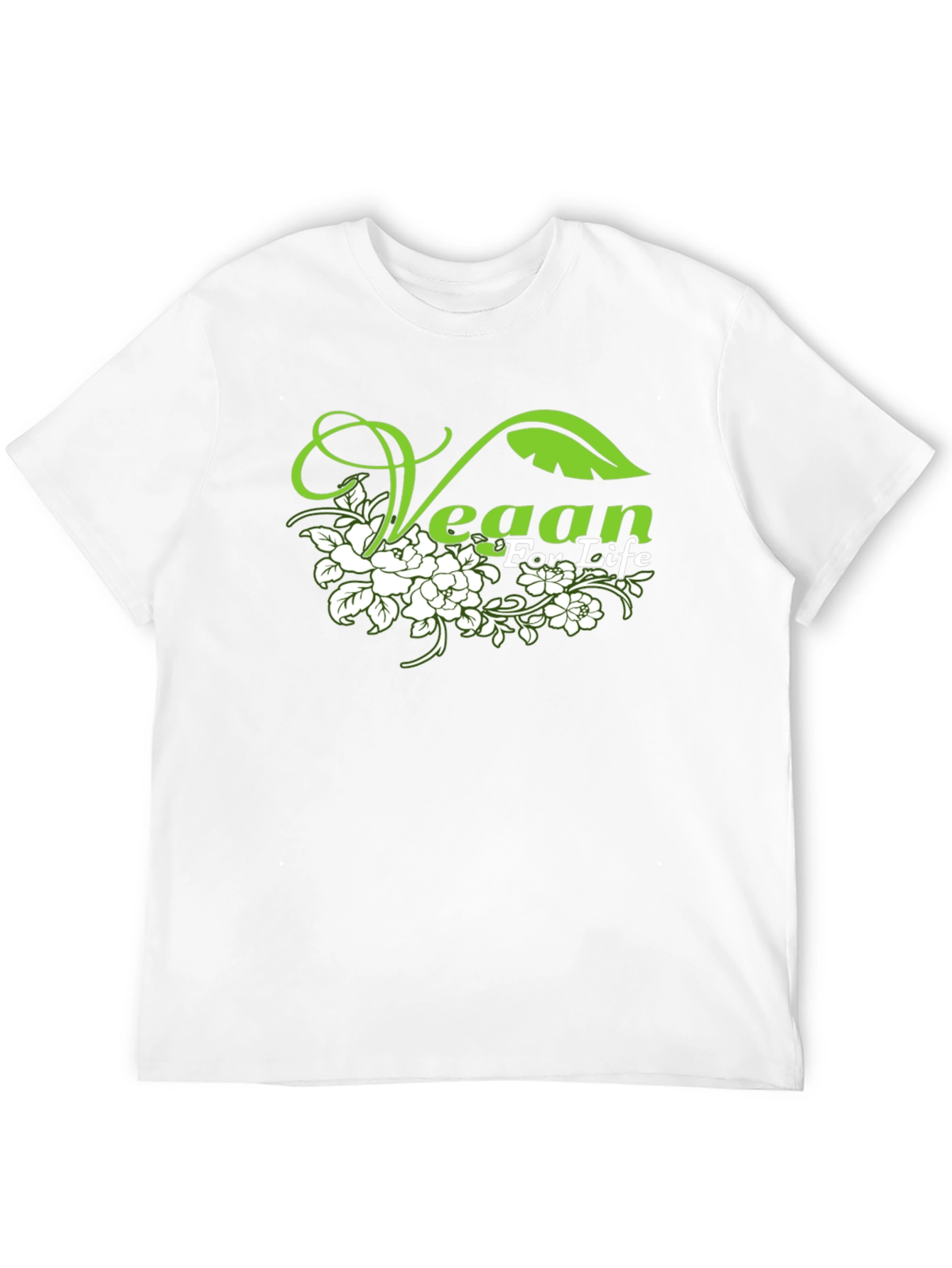 Vegan For Life Graphic T-Shirt