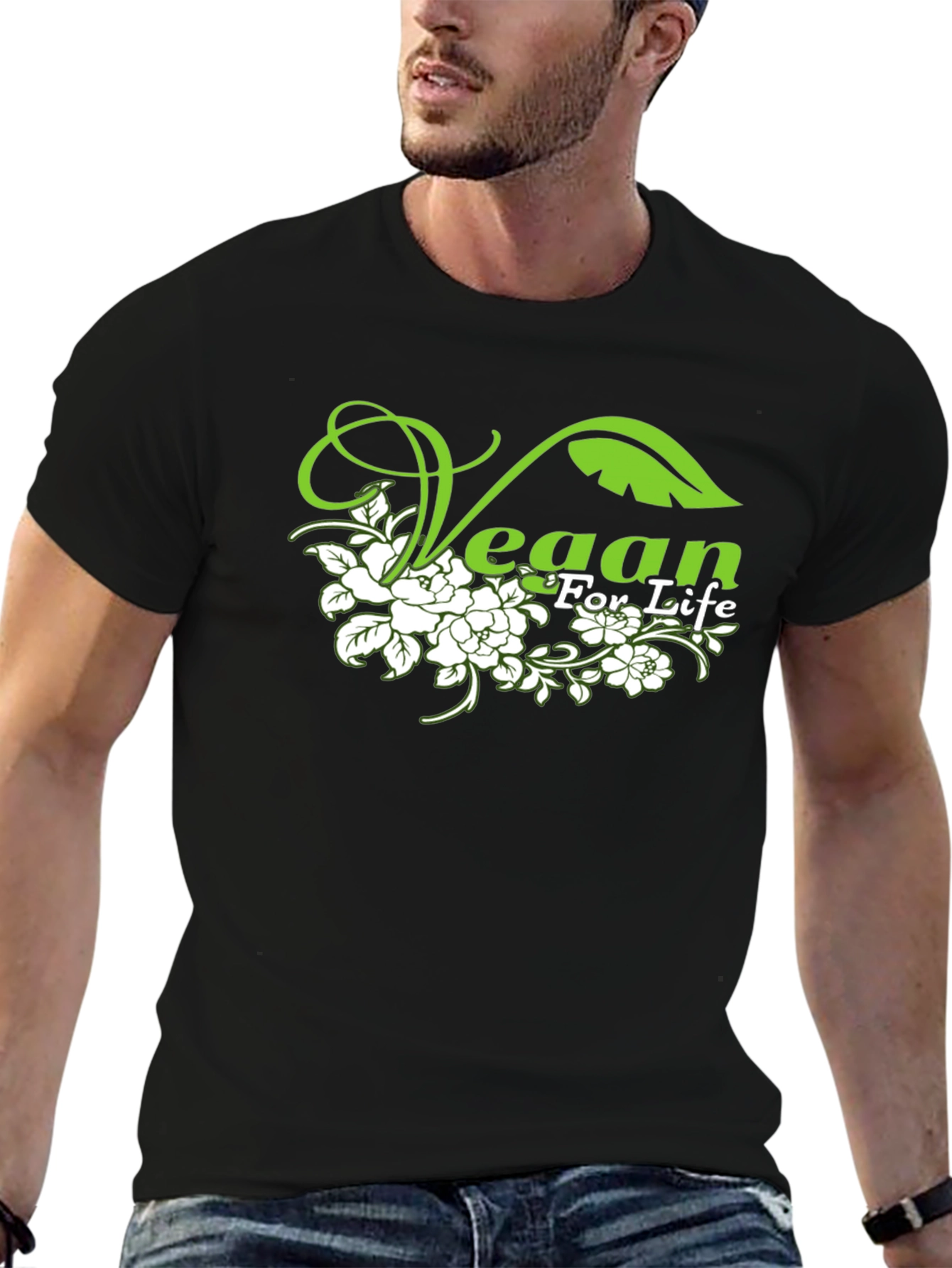 Vegan For Life Graphic T-Shirt