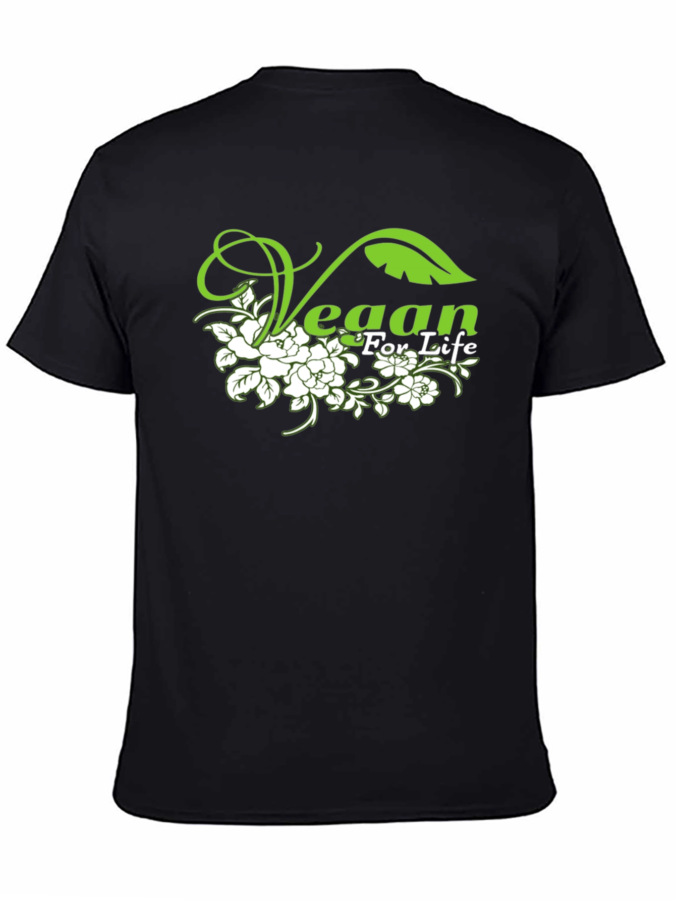 Vegan For Life Graphic T-Shirt