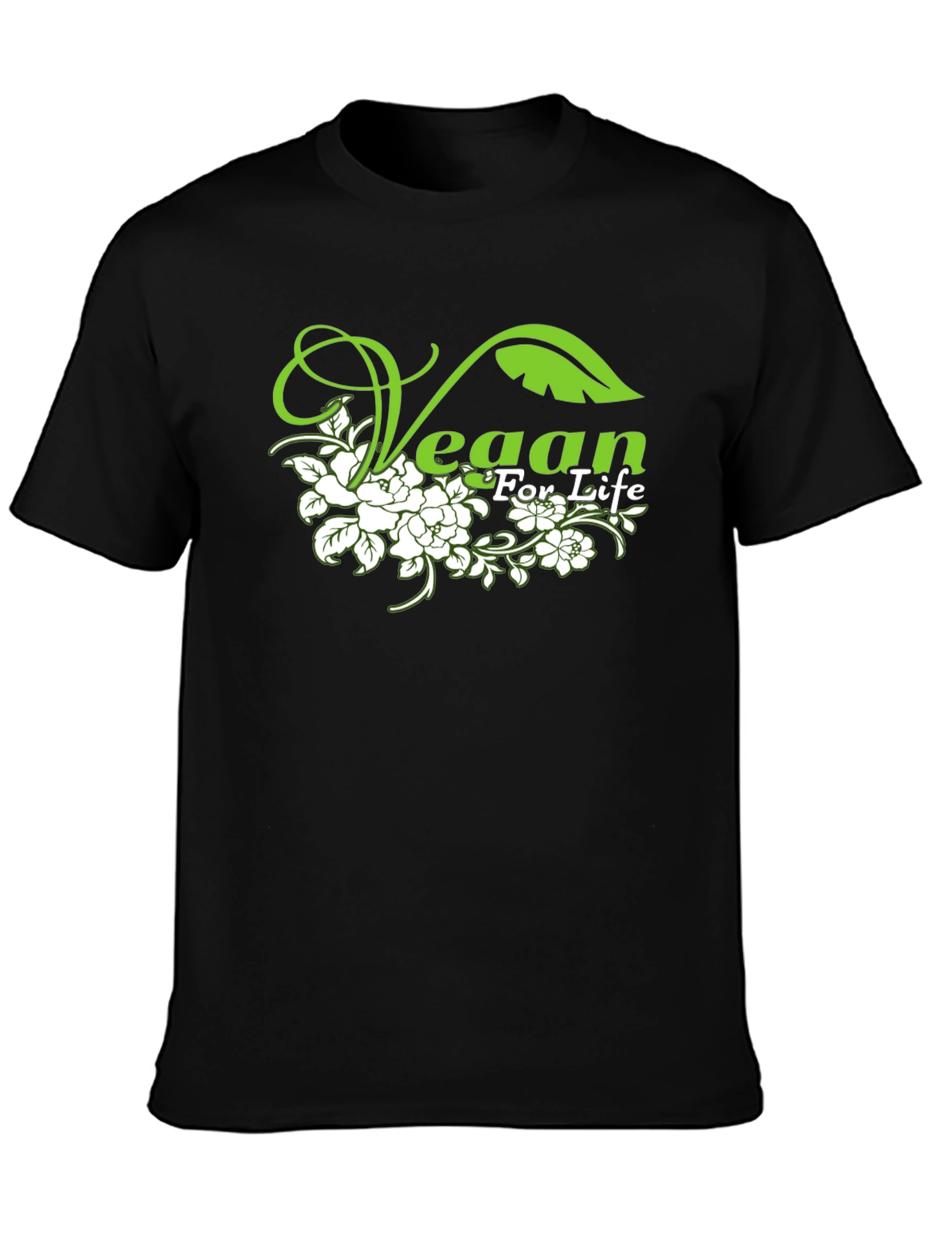 Vegan For Life Graphic T-Shirt