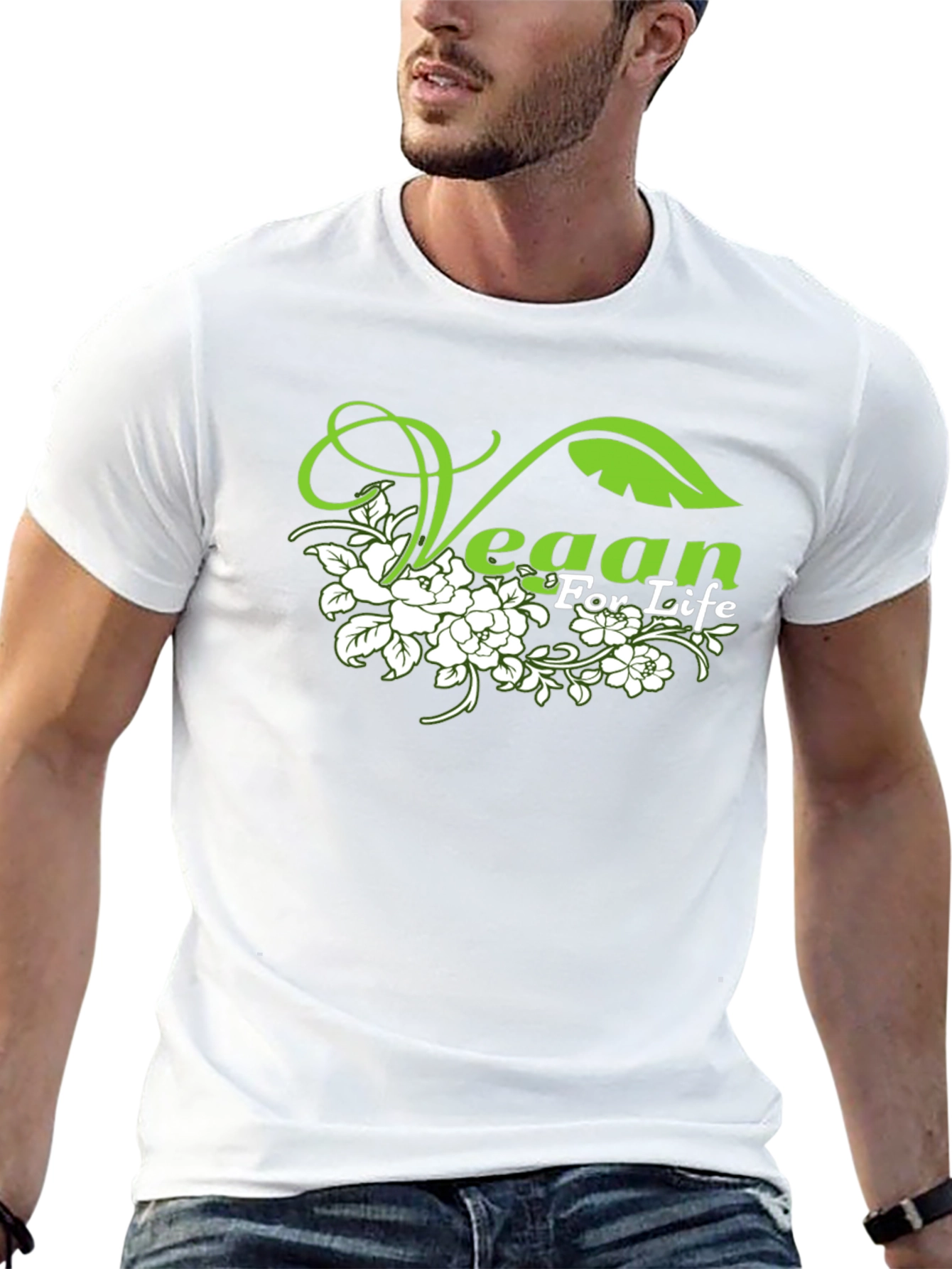 Vegan For Life Graphic T-Shirt