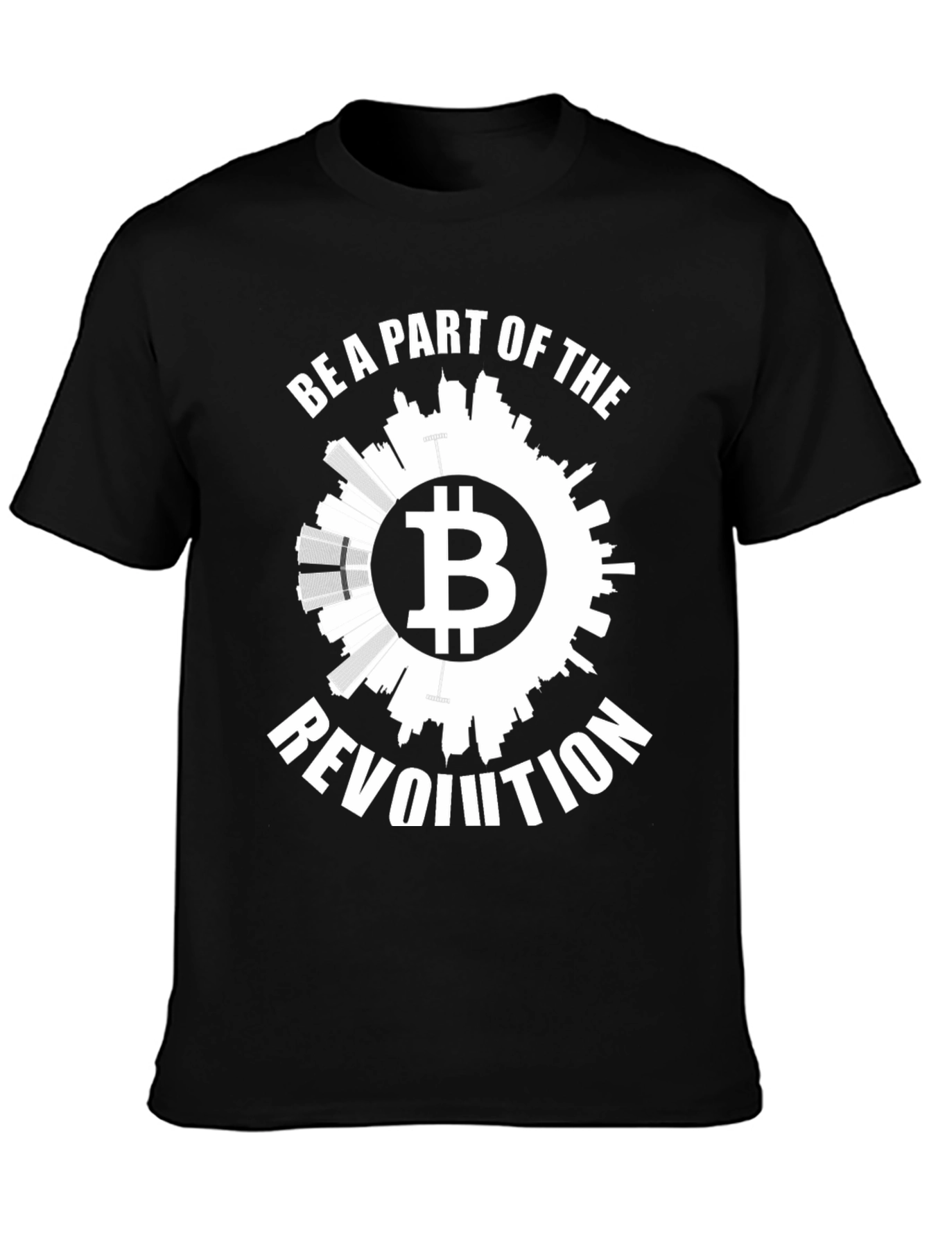 Bitcoin Revolution Graphic Tee - Black