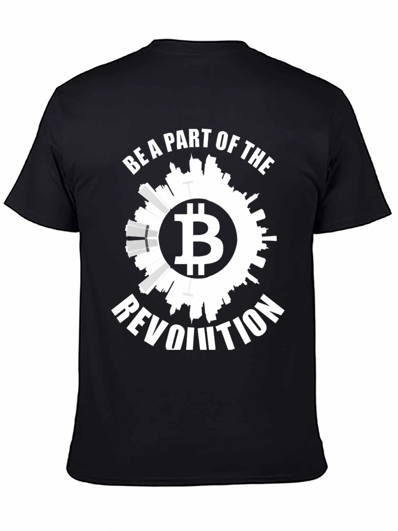 Bitcoin Revolution Graphic Tee - Black