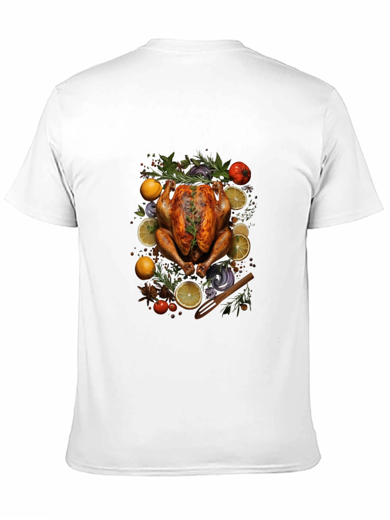 Thanksgiving Feast Black T-Shirt