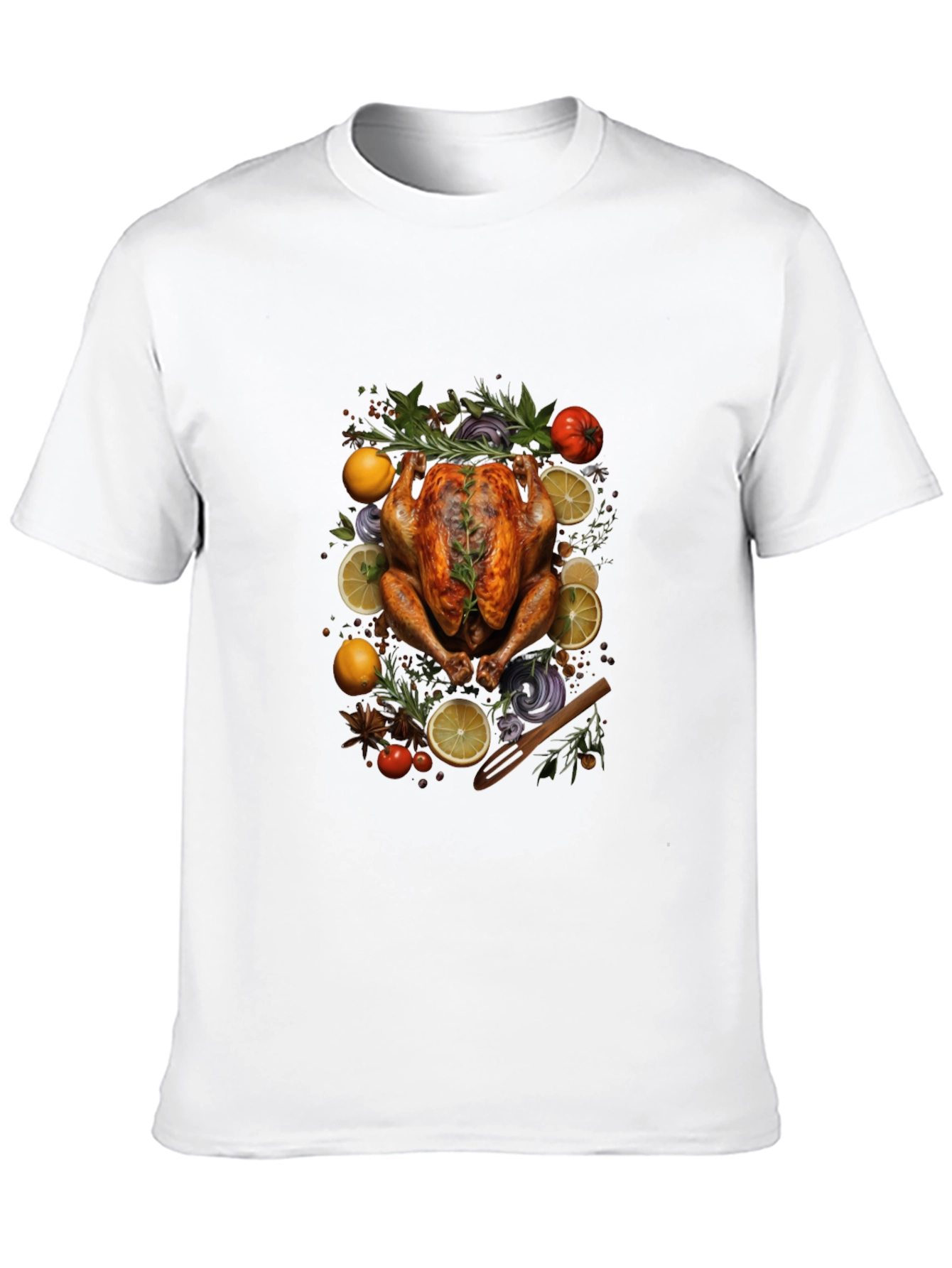 Thanksgiving Feast Black T-Shirt