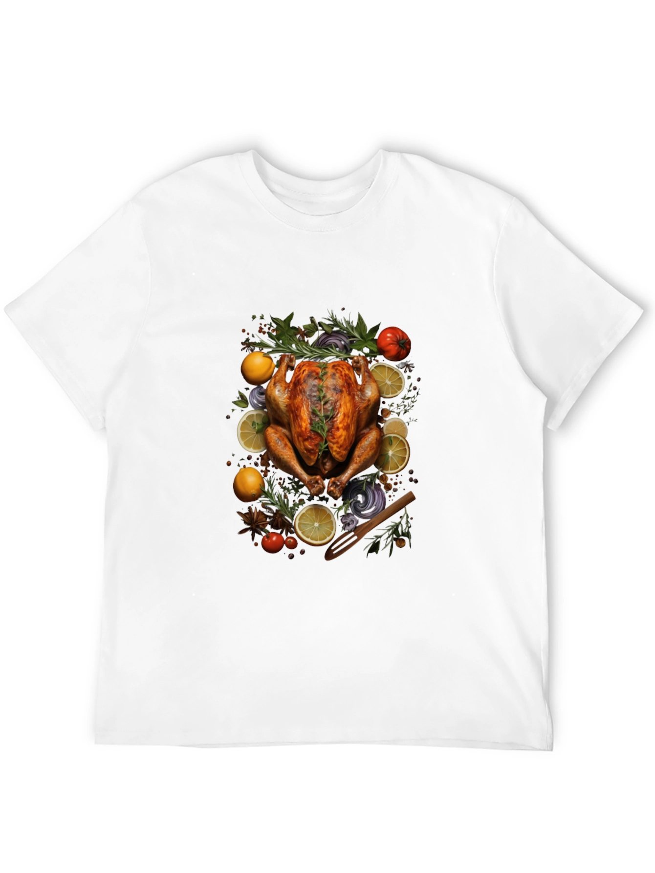 Thanksgiving Feast Black T-Shirt