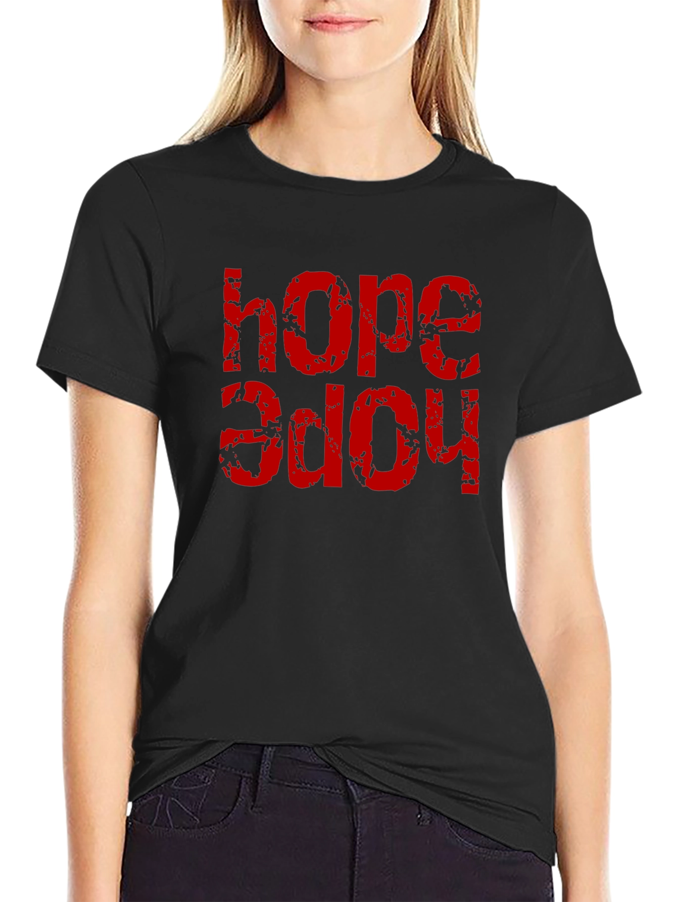 Hope Adoy Graphic T-Shirt - Black