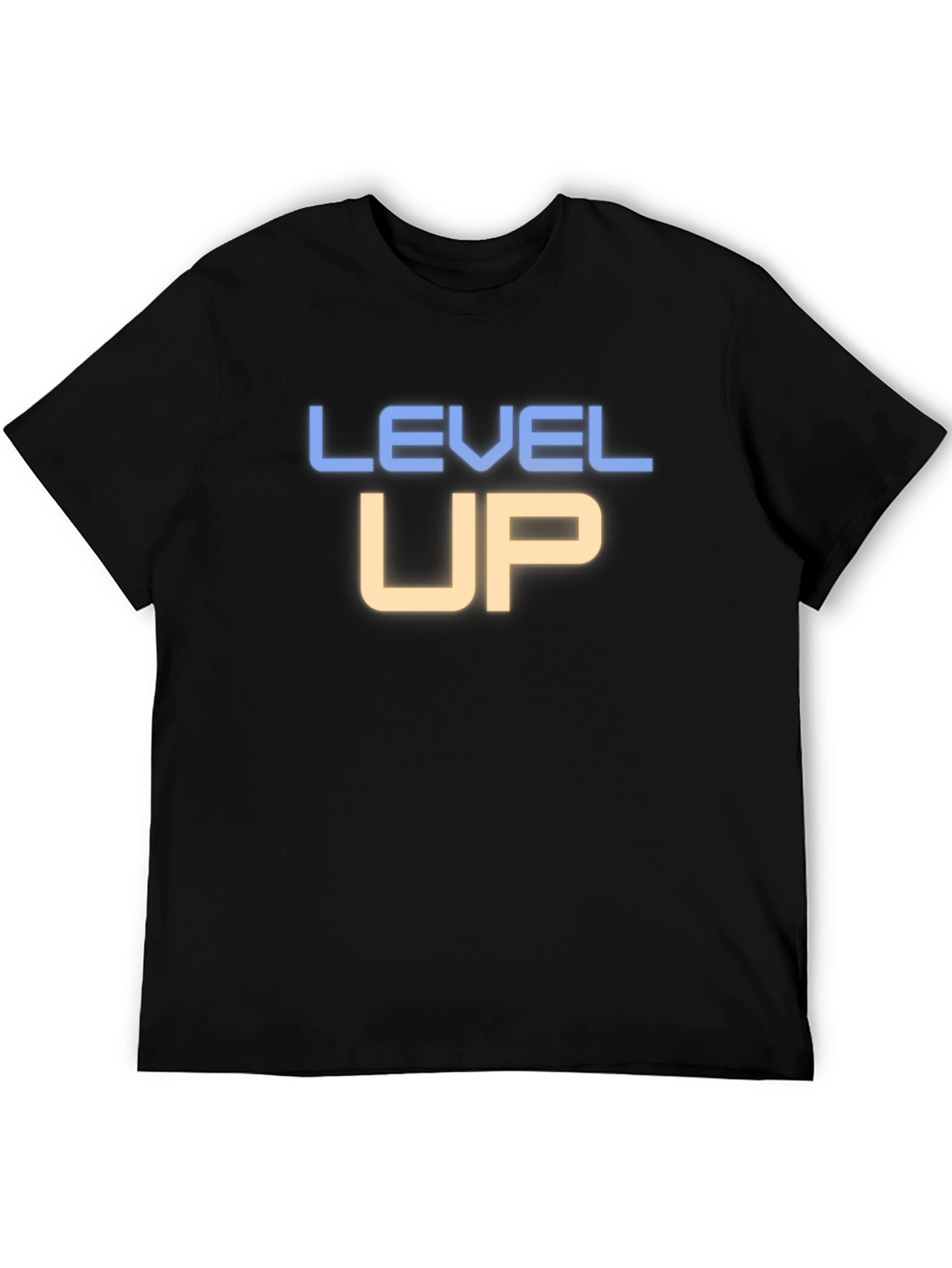 Level Up Black Graphic Tee
